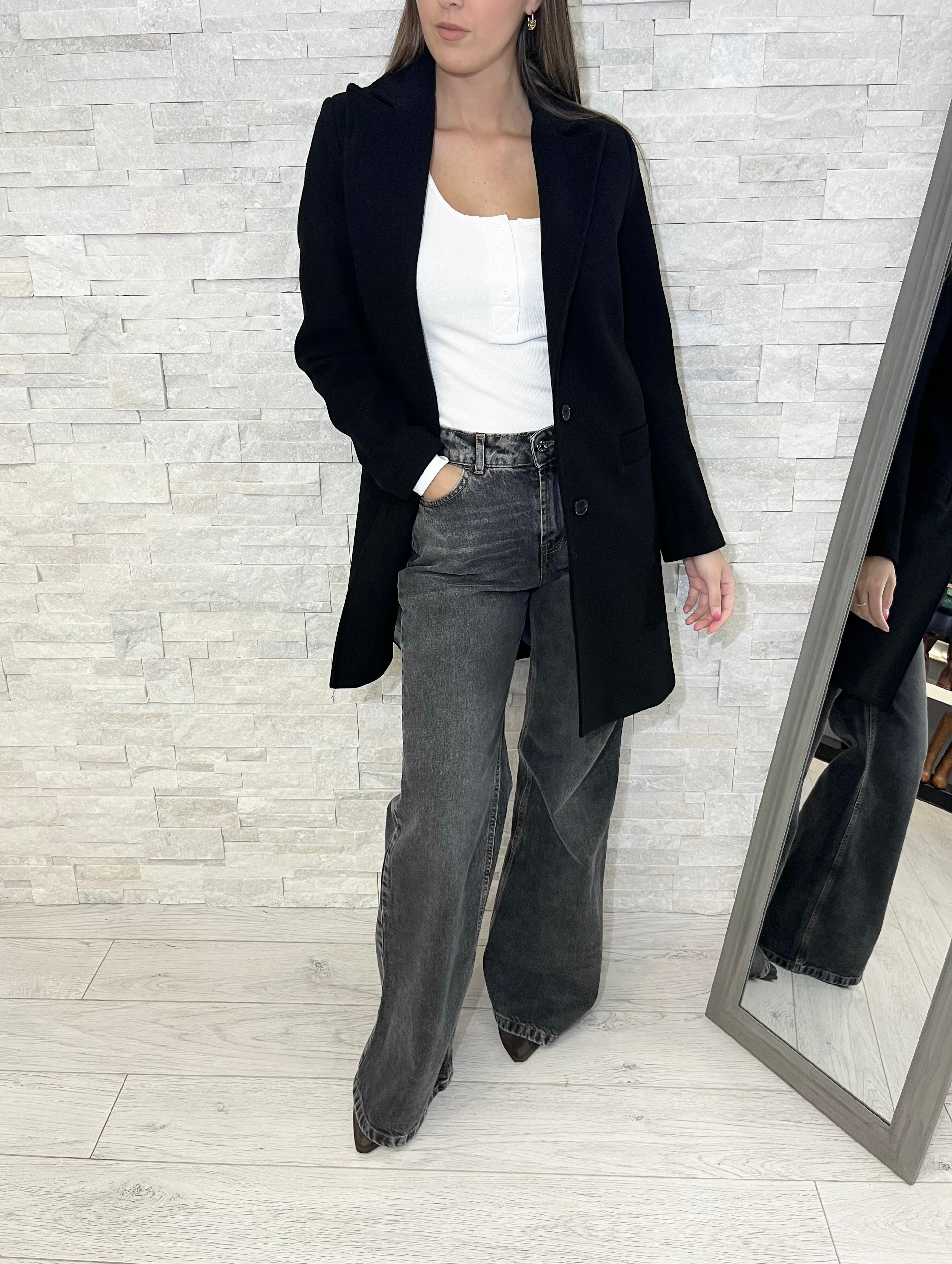 Cappotto basic sfiancato