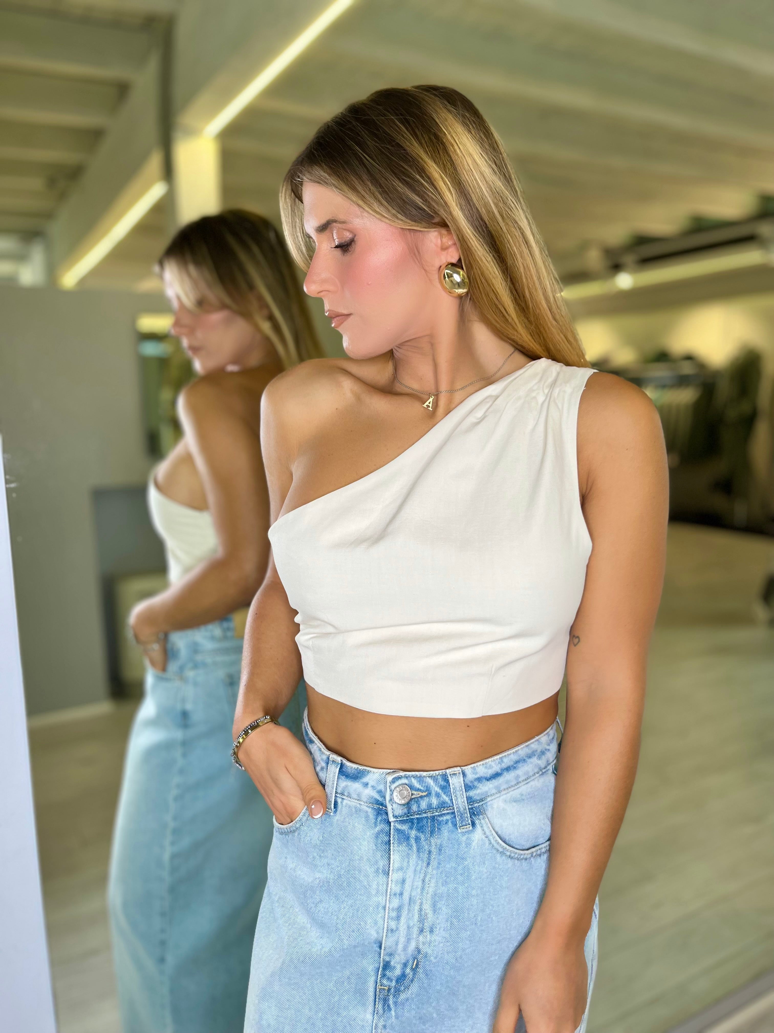 Top monospalla burro