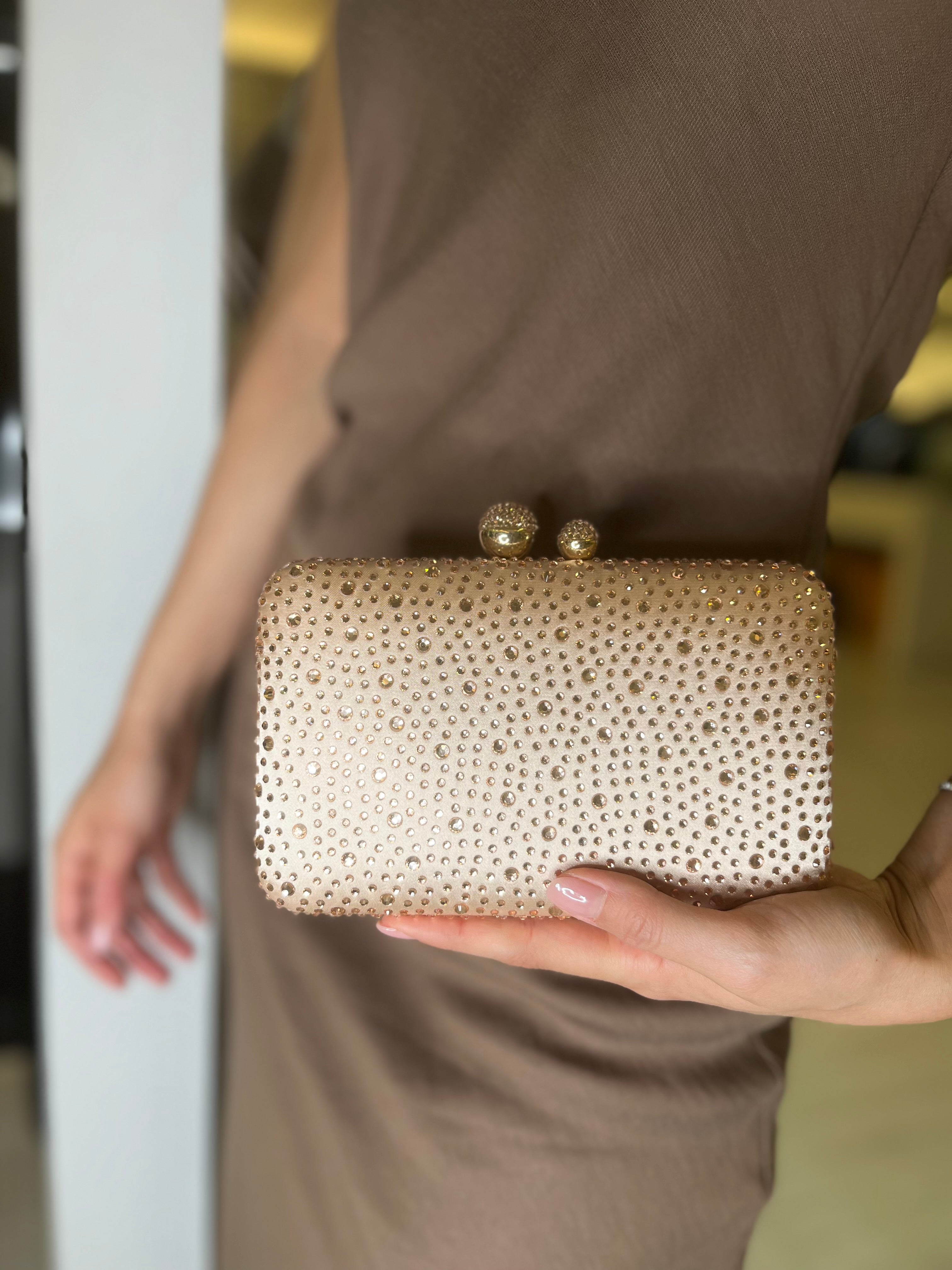 Clutch con cristalli