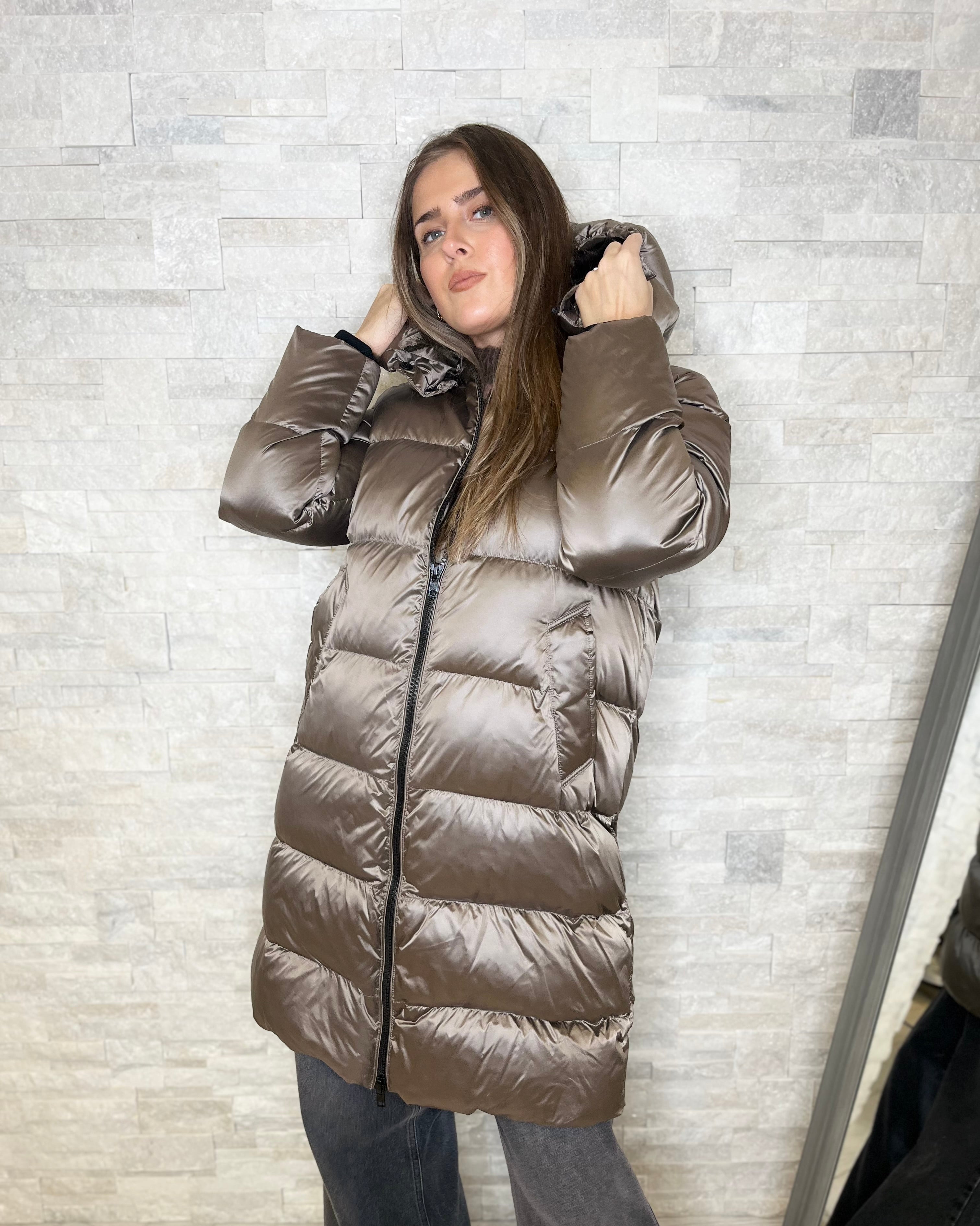 Piumino Charlotte taupe