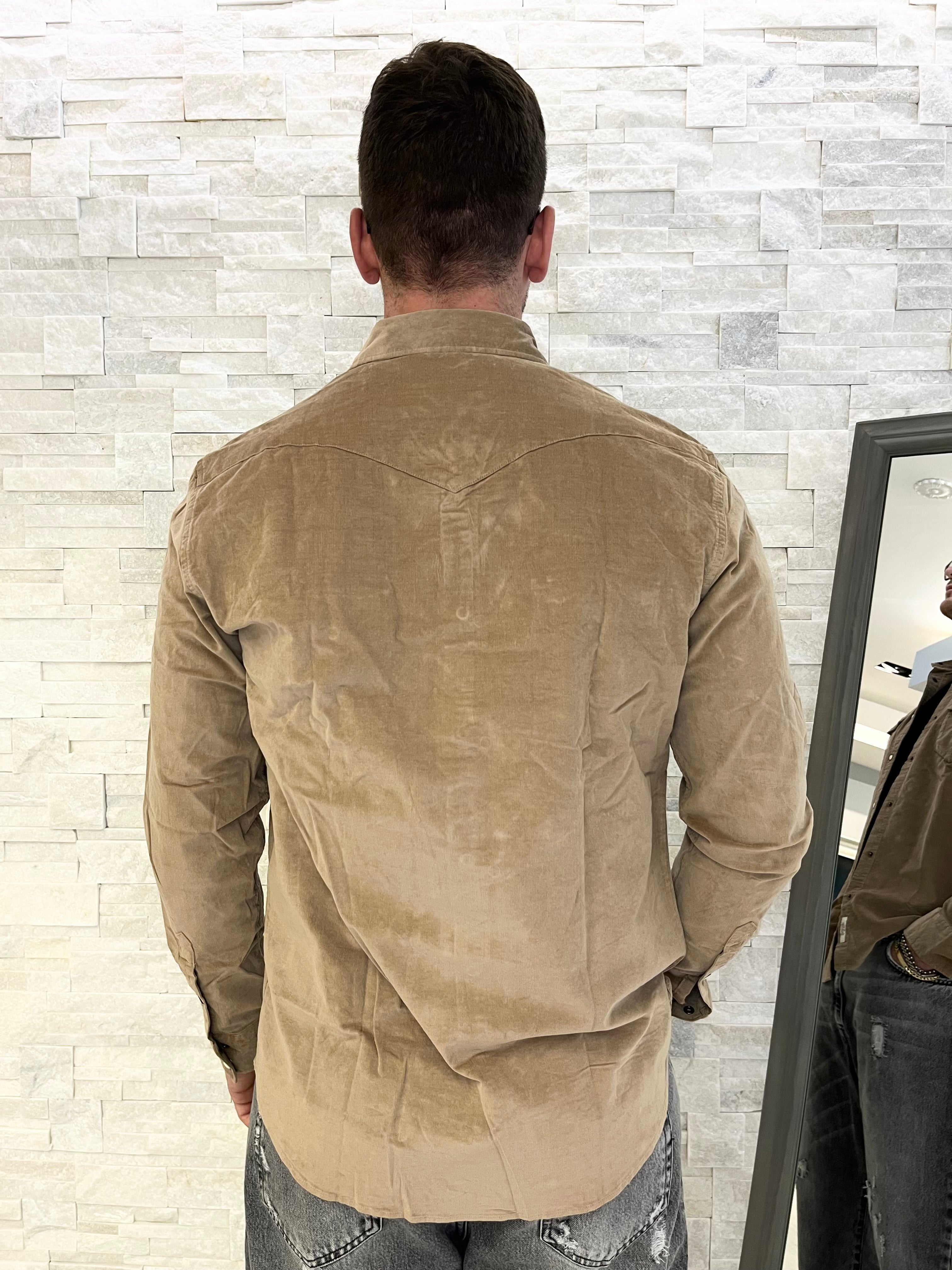 Camicia in velluto