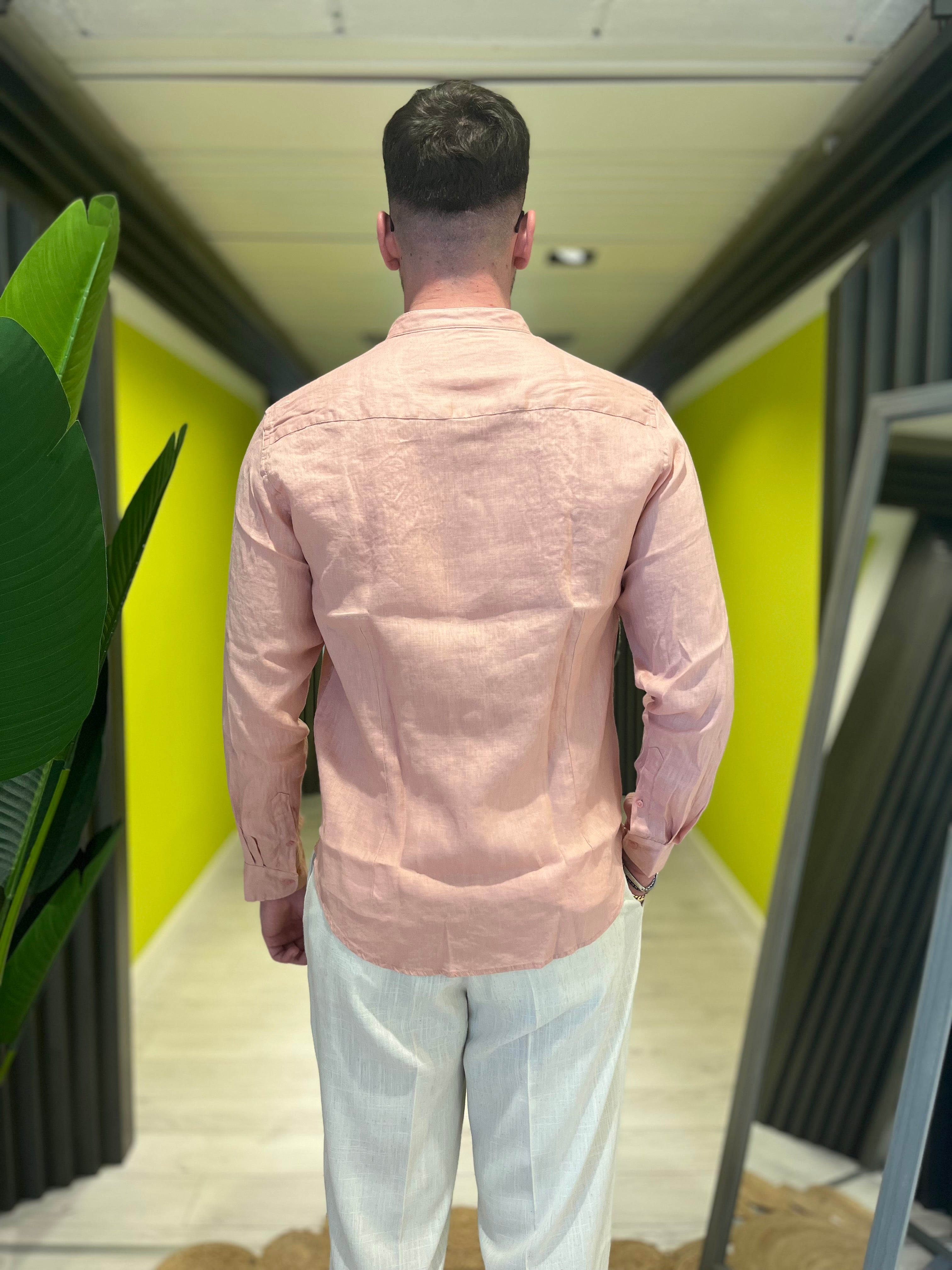 Camicia coreana pink