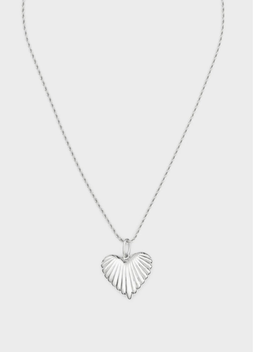 Collana con ciondolo cuore argento