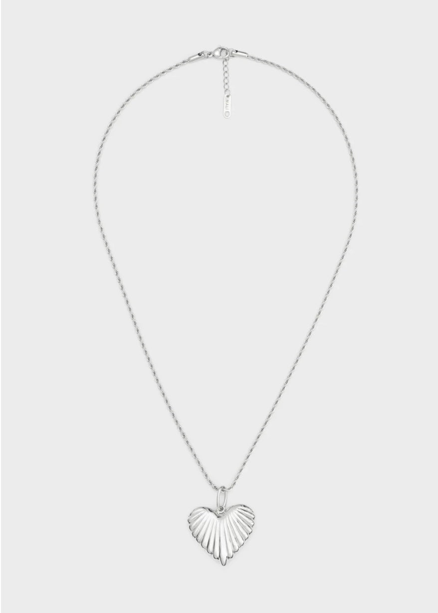 Collana con ciondolo cuore argento