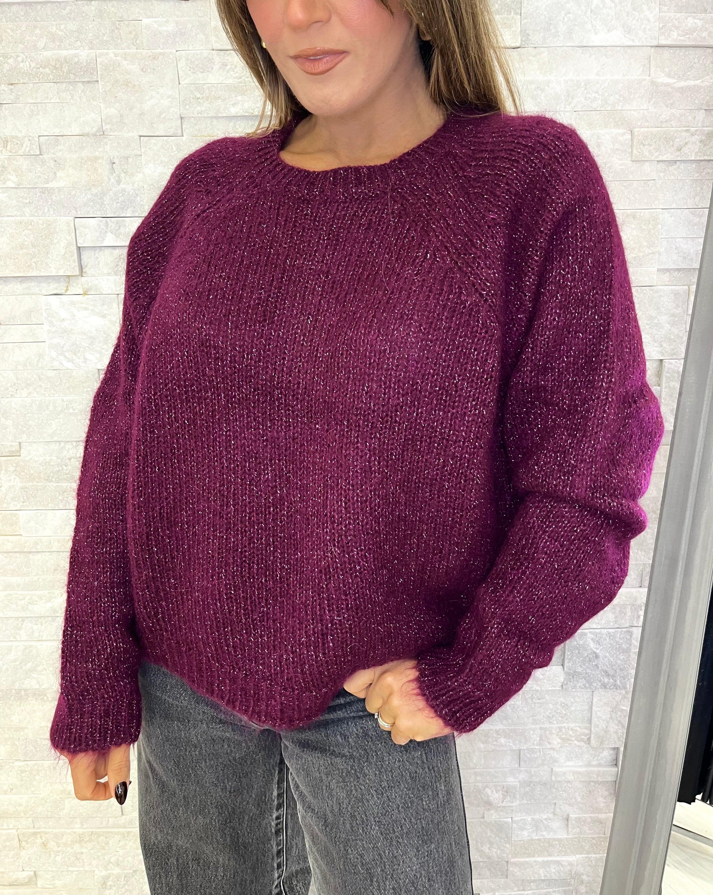 Maglia effetto lurex