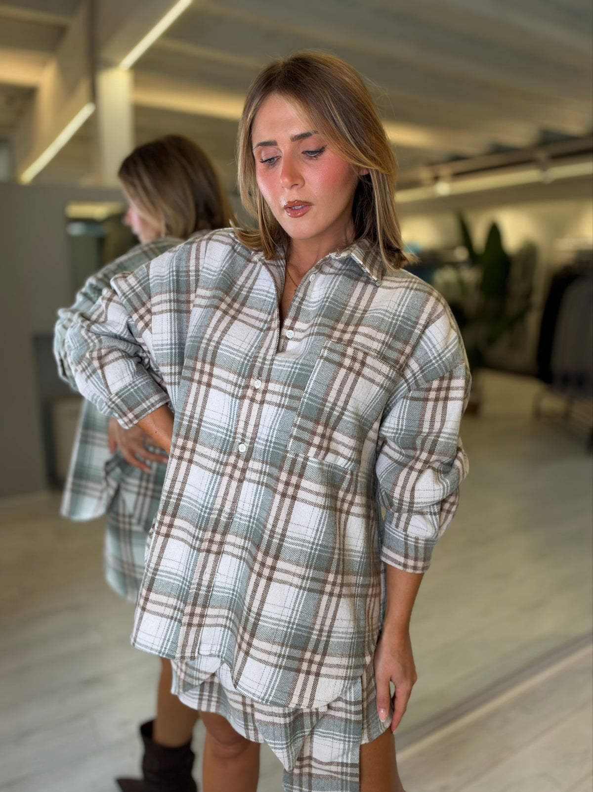 Camicia in fantasia check