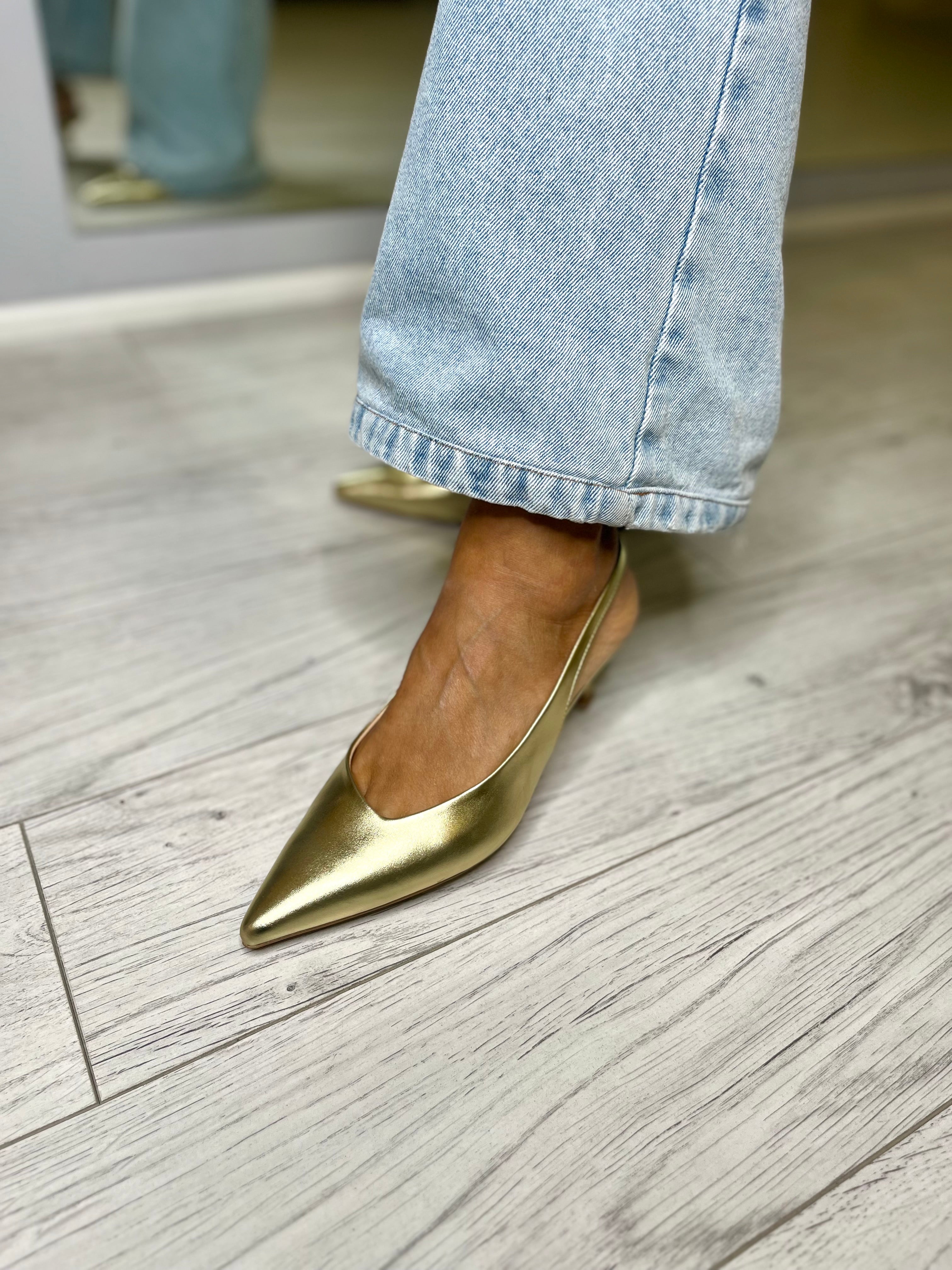 Slingback platino