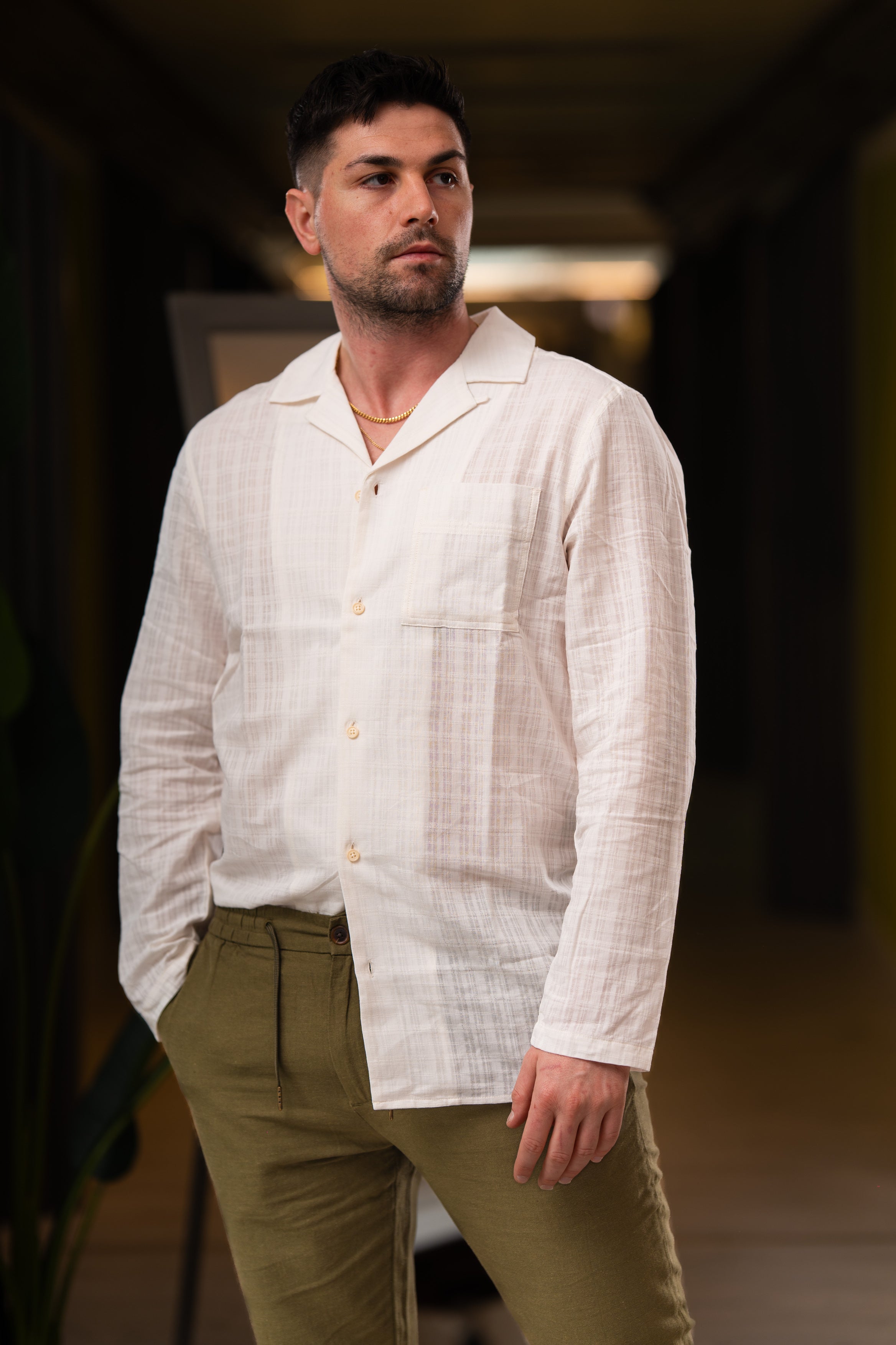 Camicia morbida uomo
