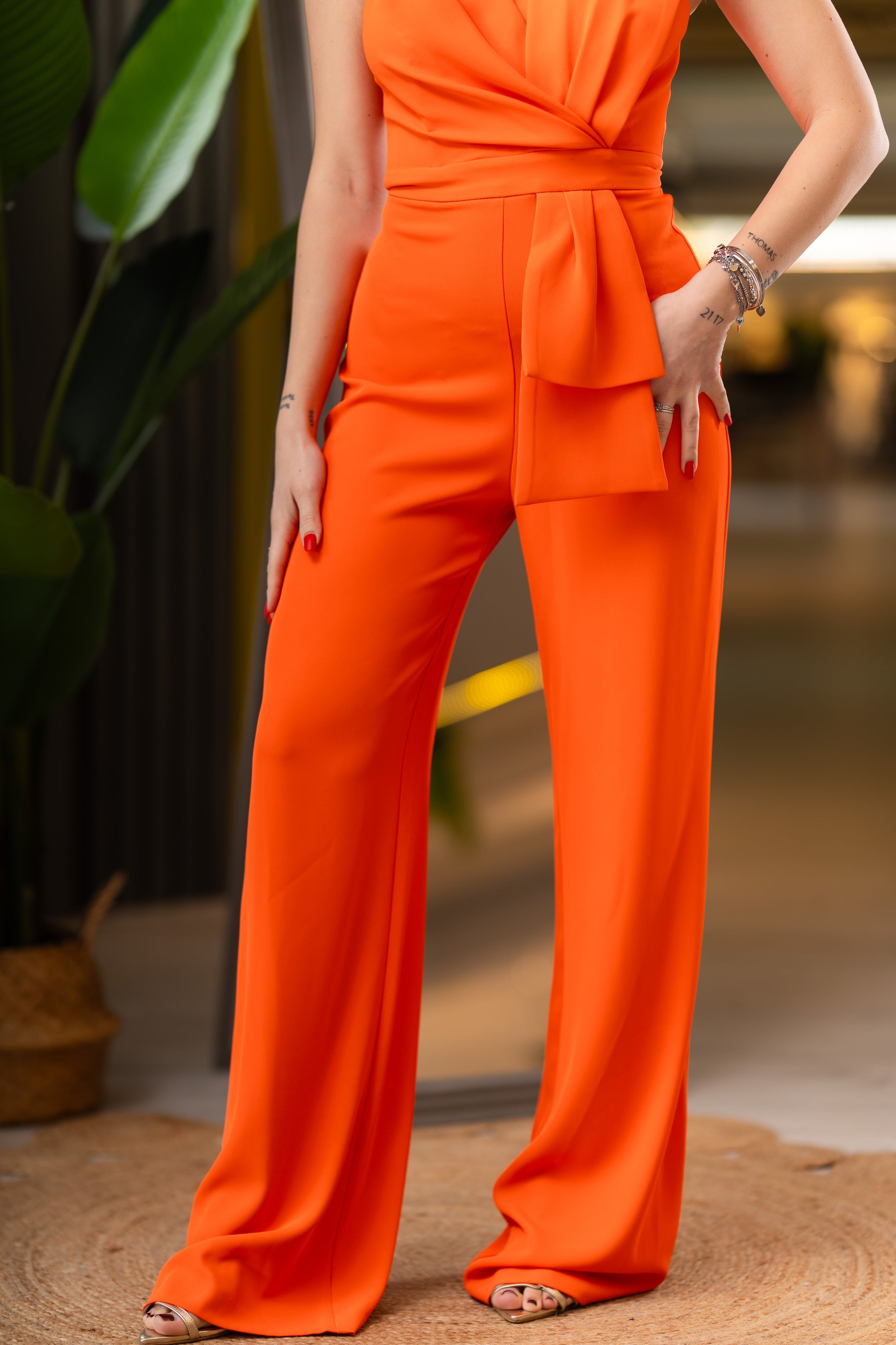Jumpsuit Candy Orange