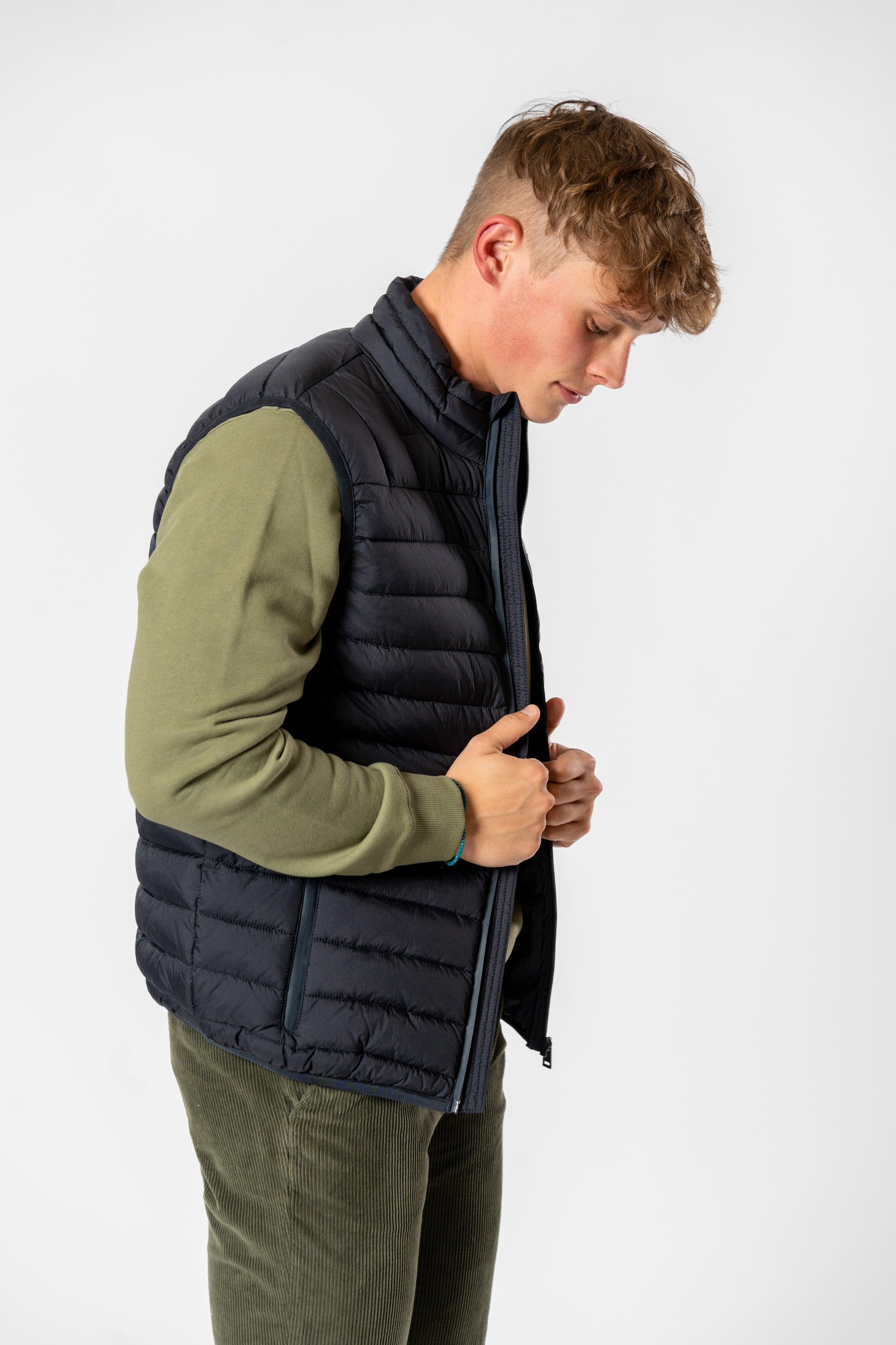 Giubbino smanicato dark blue