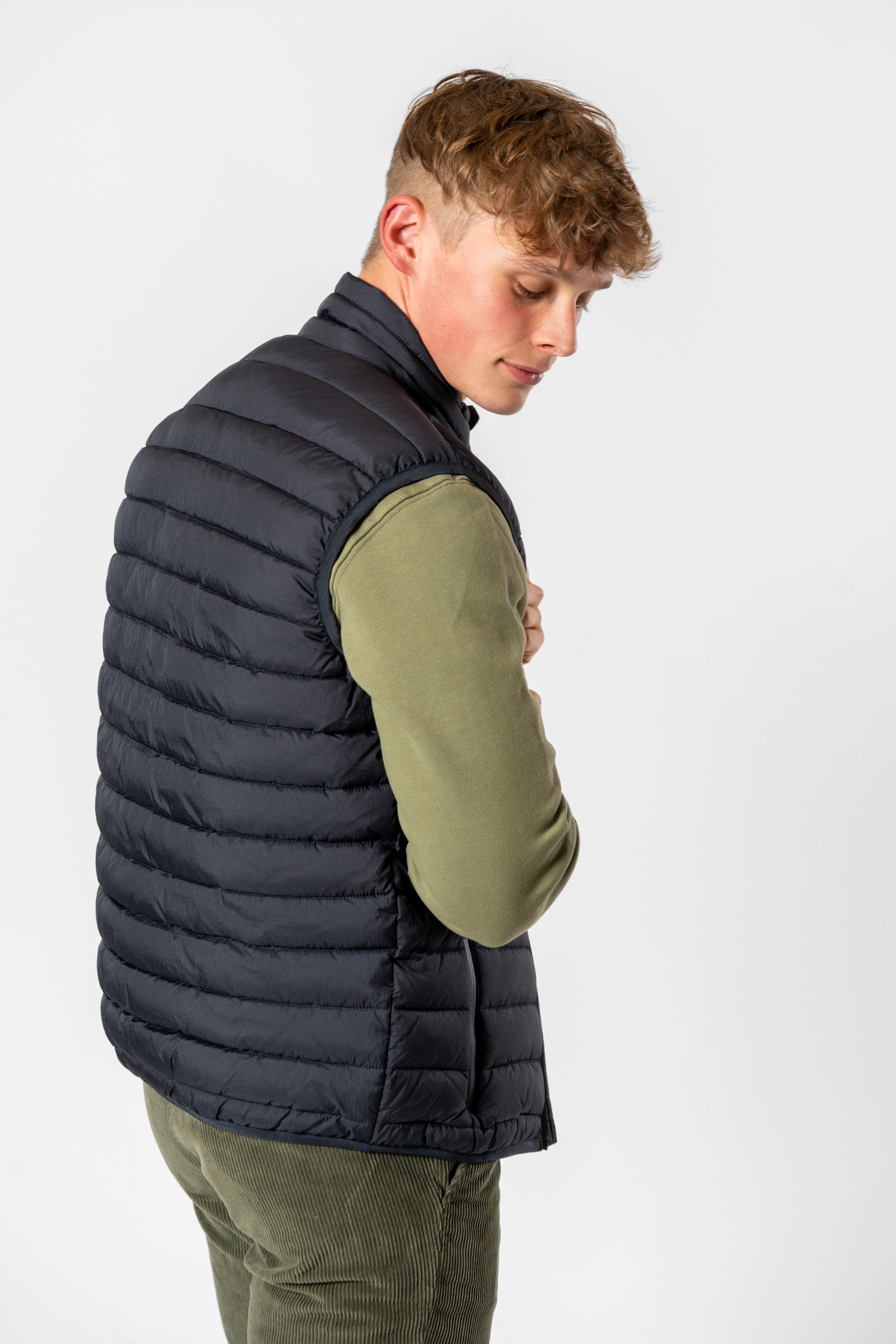 Giubbino smanicato dark blue