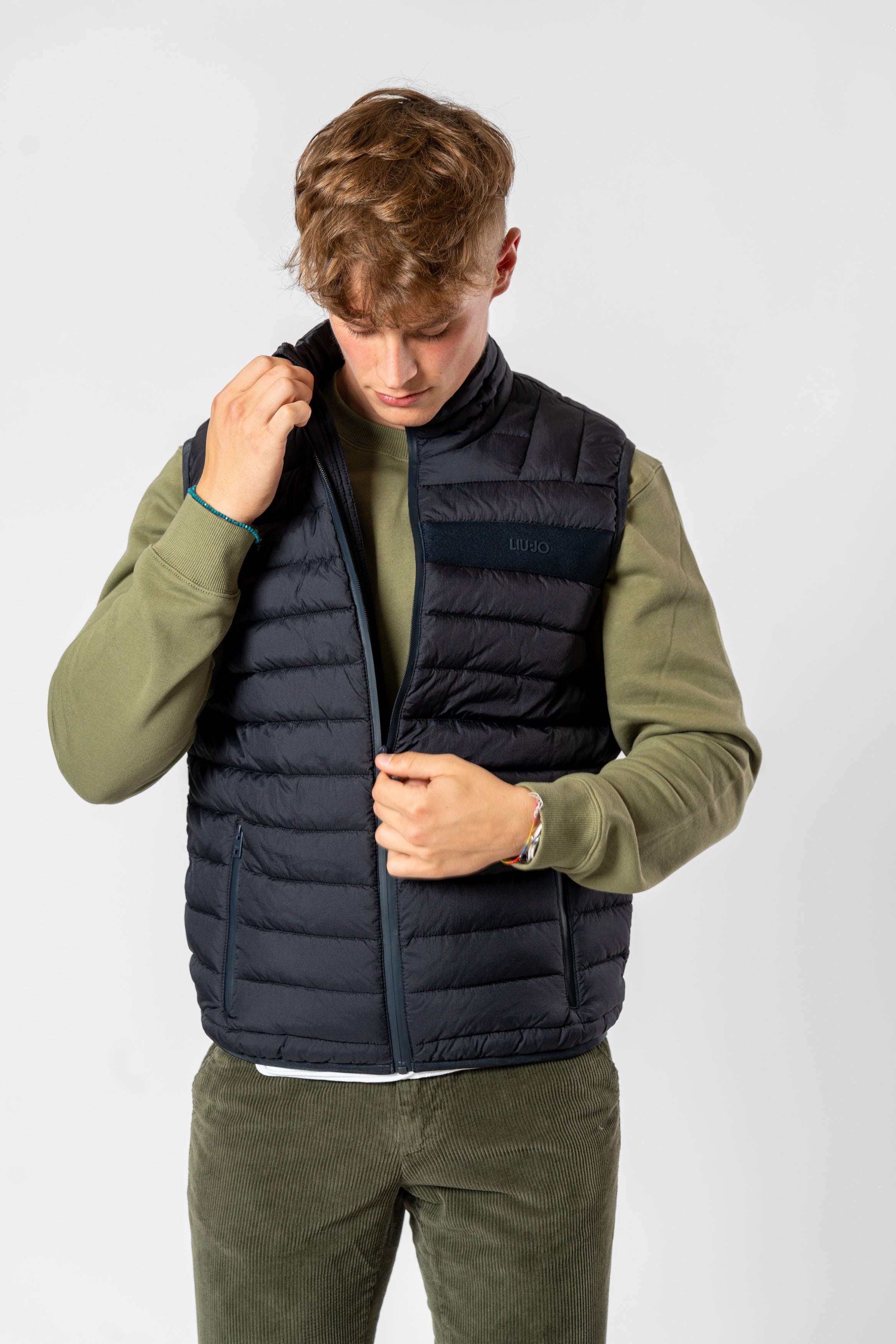 Giubbino smanicato dark blue