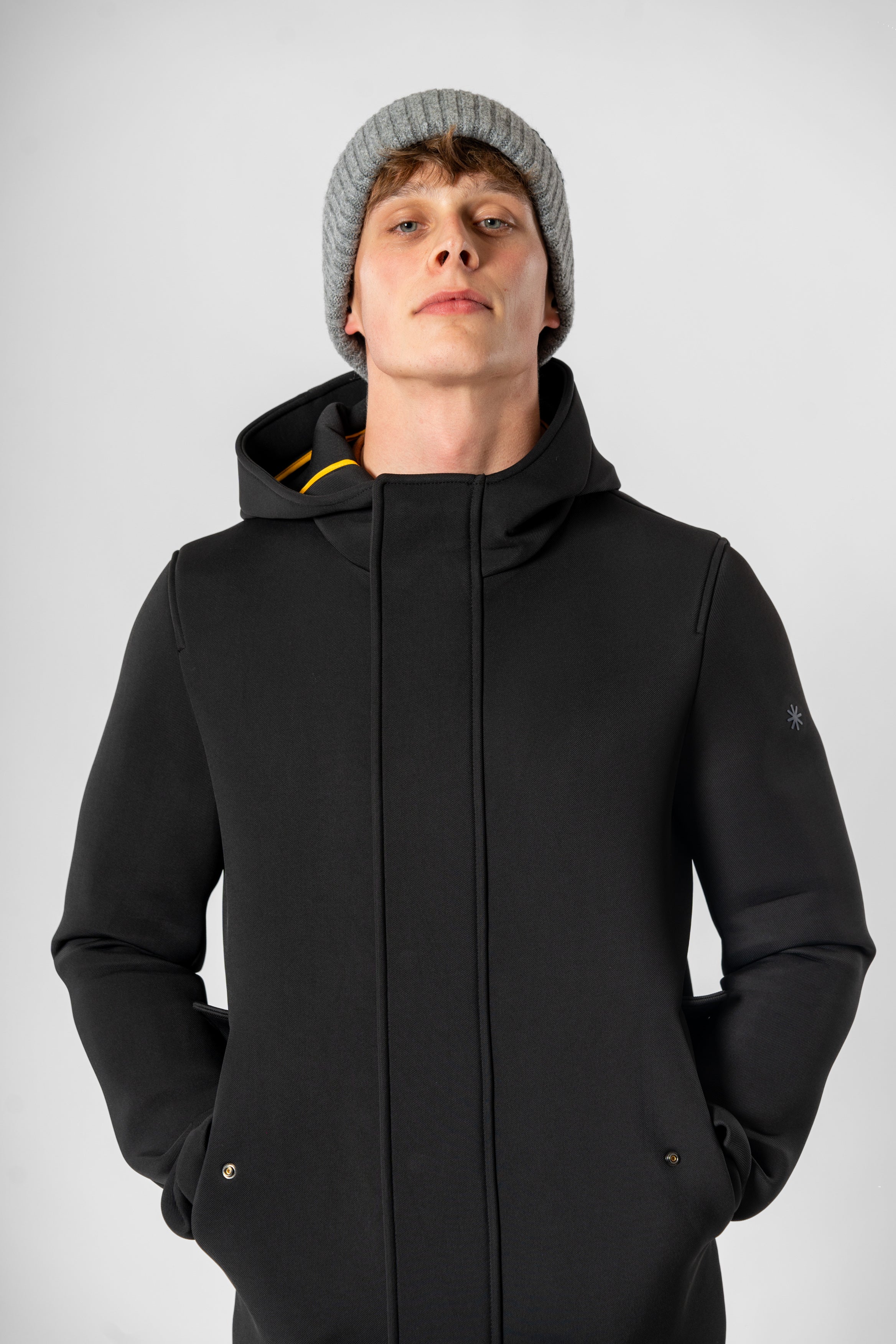 Giaccone stretch nero