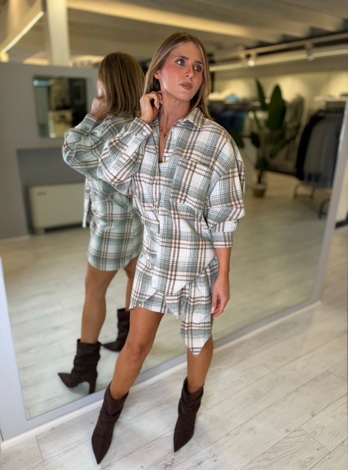 Camicia in fantasia check