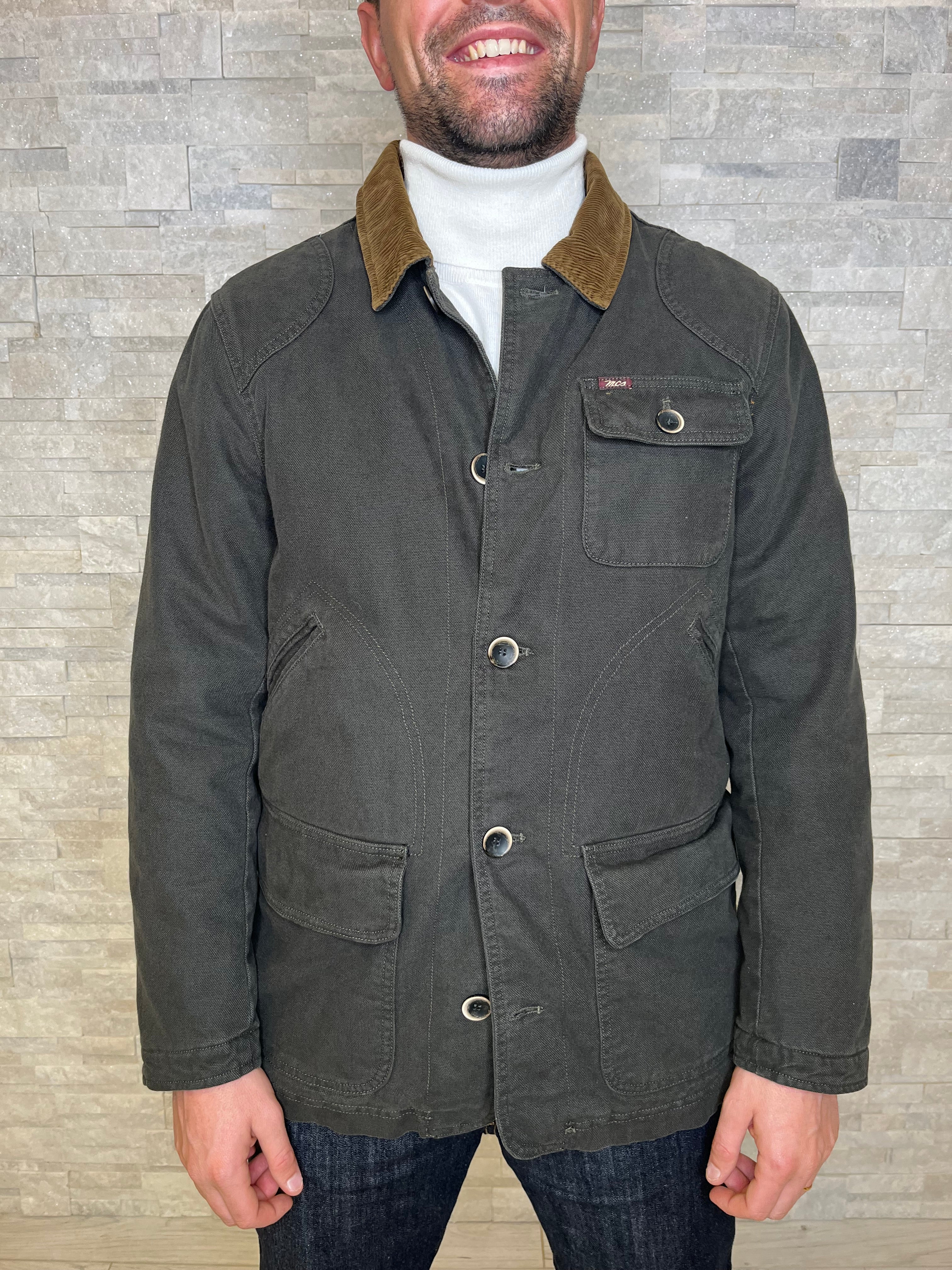 Giubbotto in cotone lavato