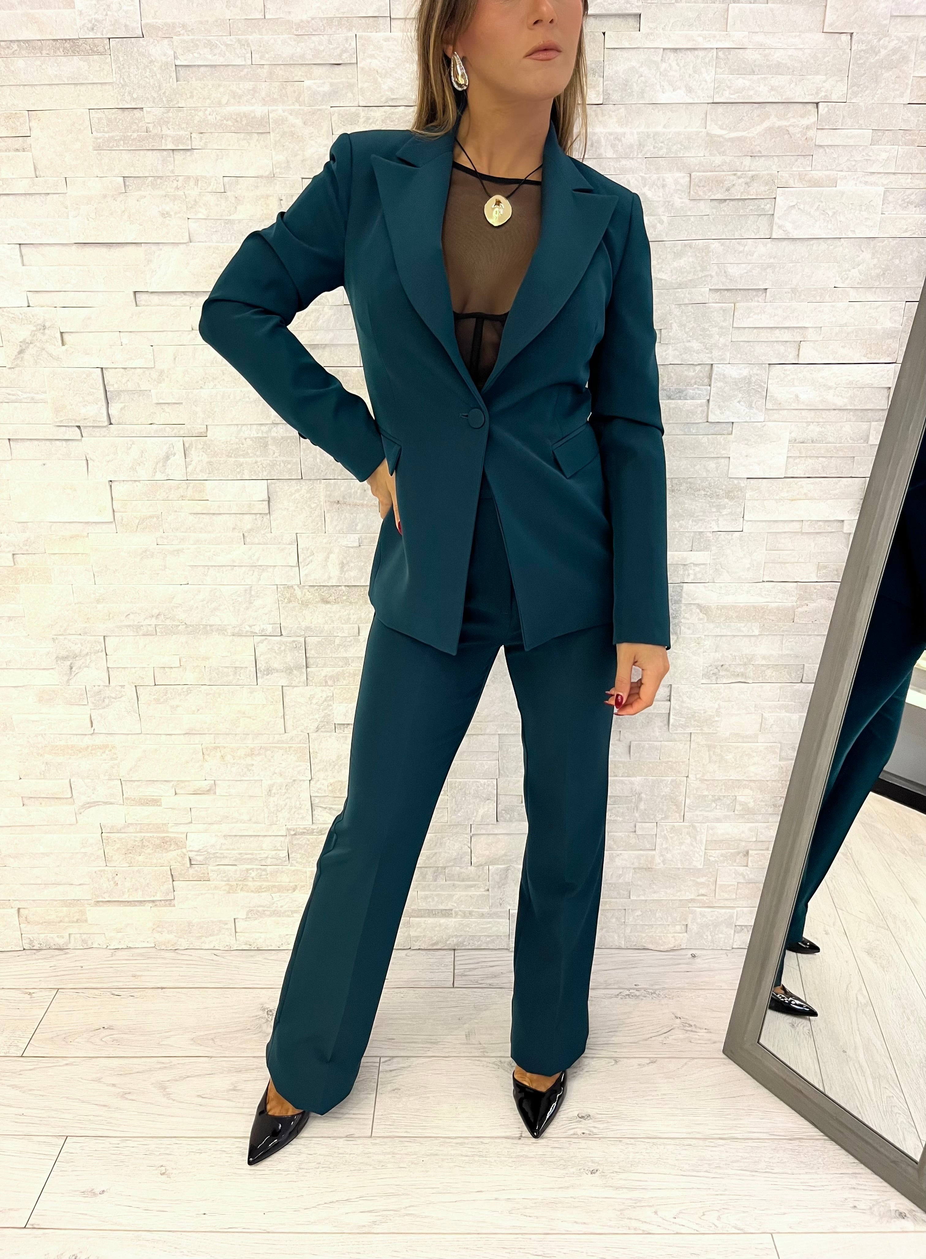 Tailleur monopetto green