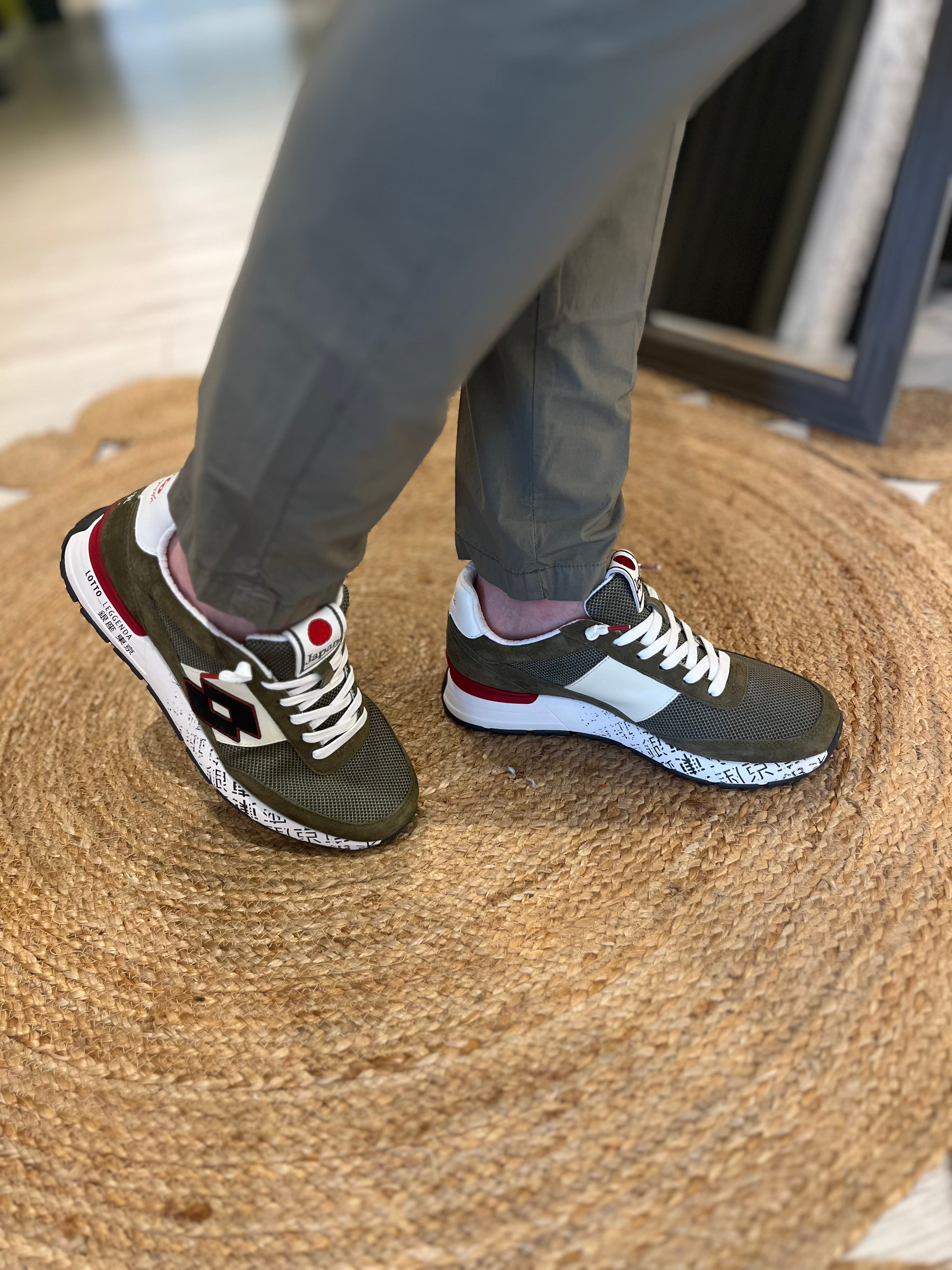 Sneaker Tokyo ginza verde scuro