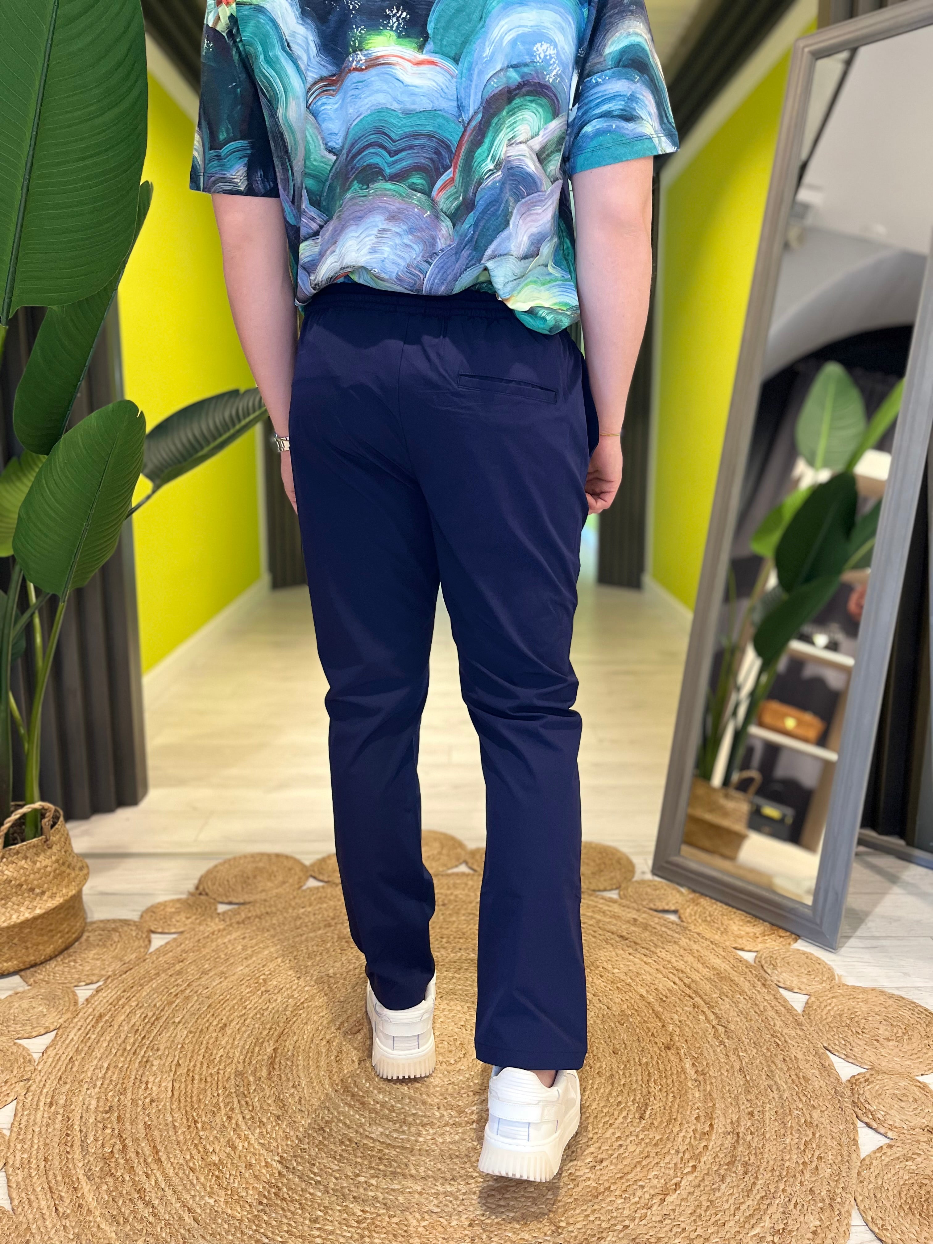 Pantalone jogger blu