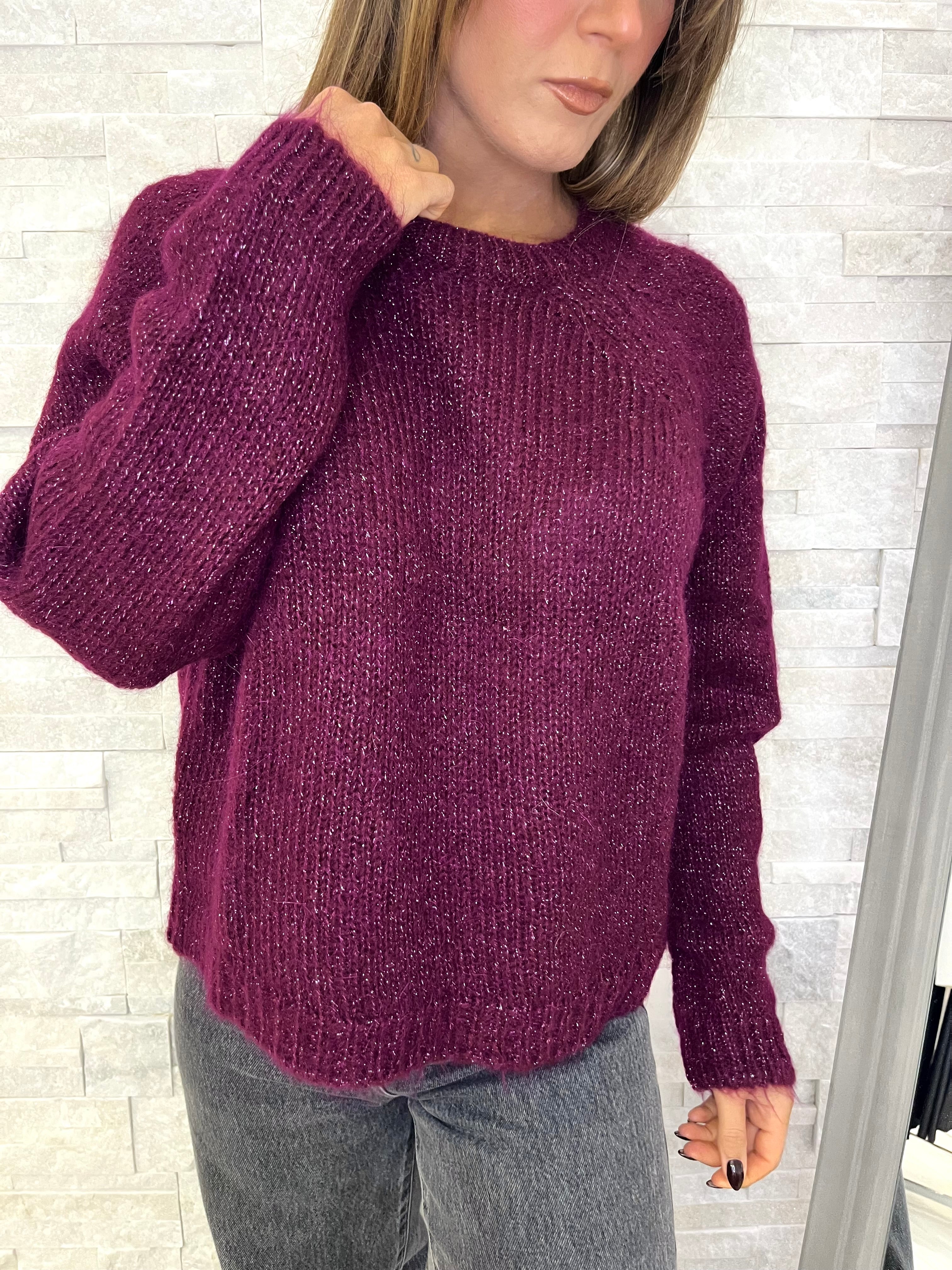 Maglia effetto lurex