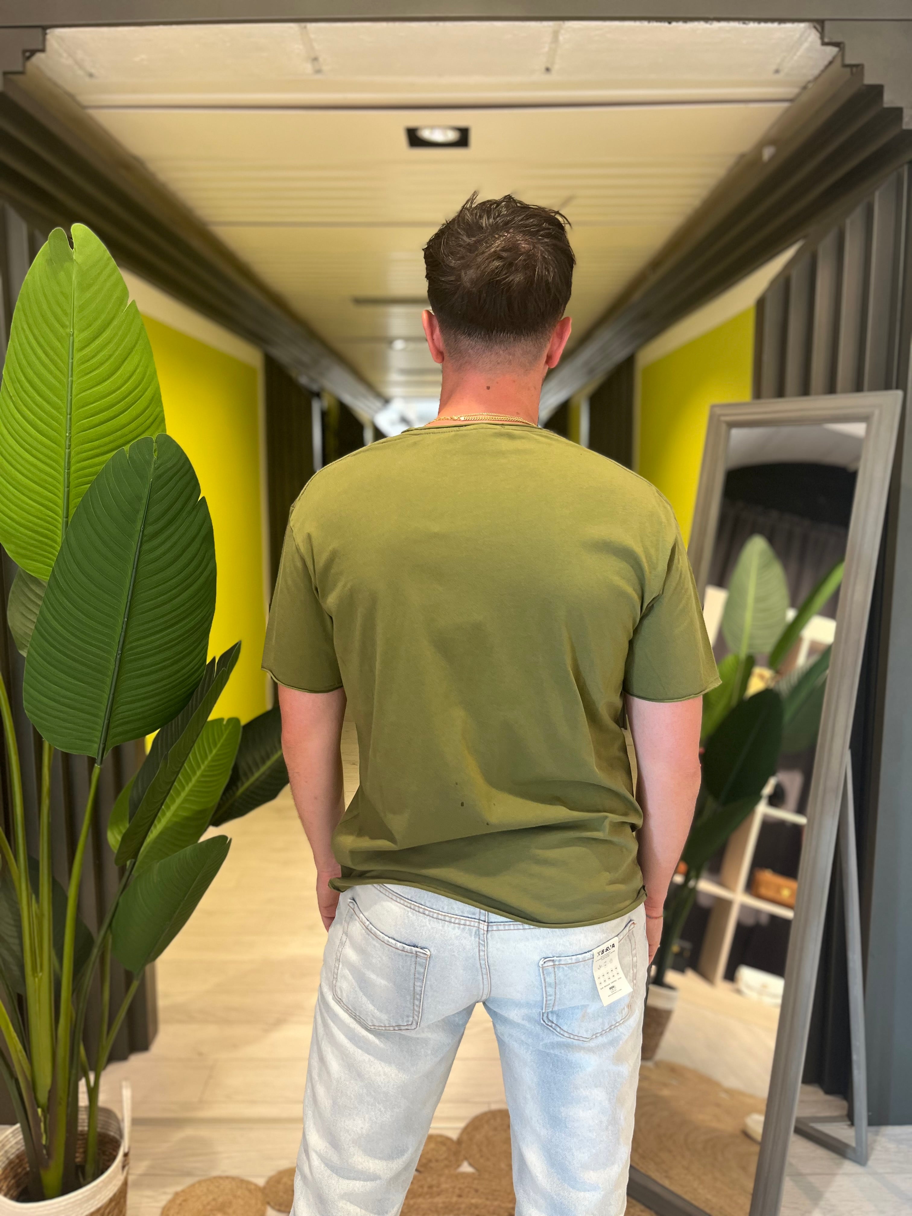T-shirt basic verde