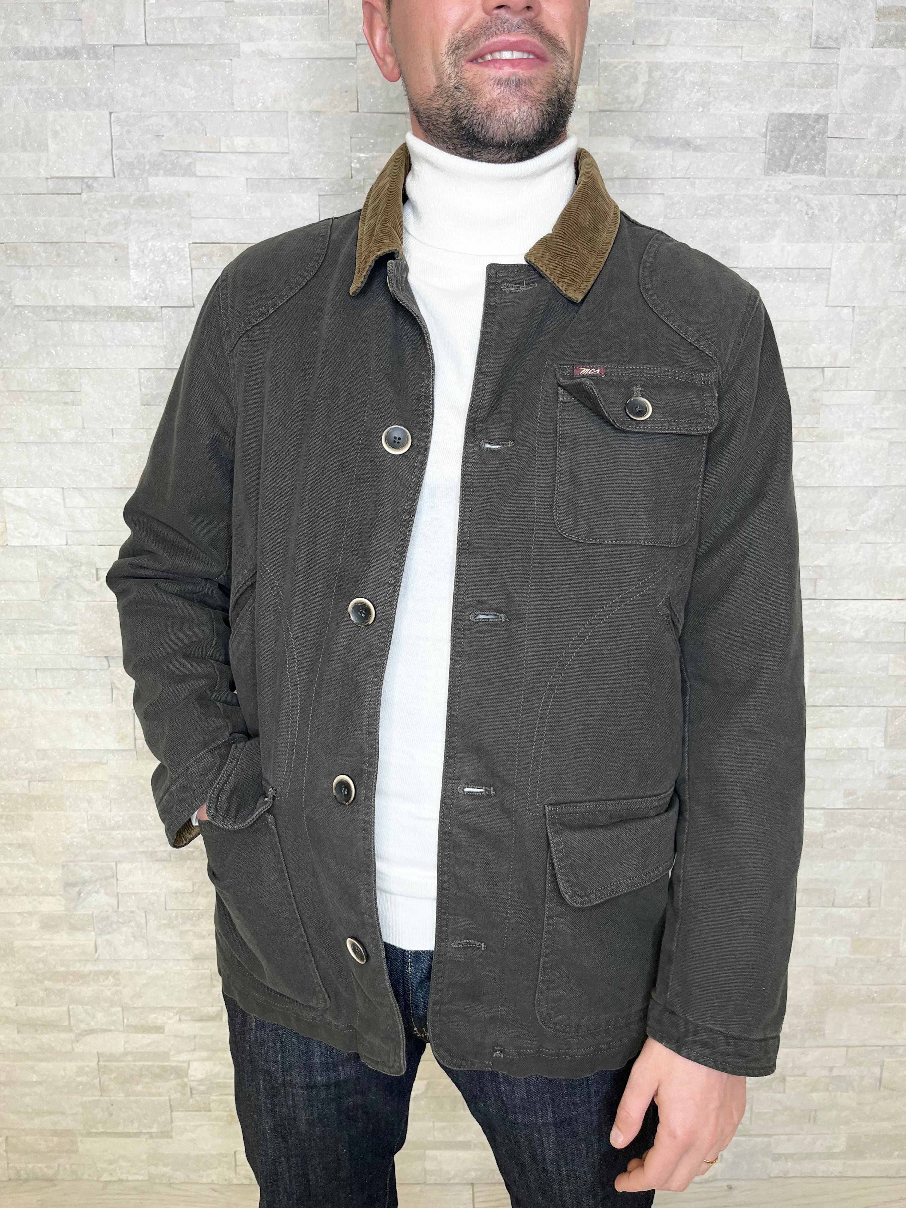 Giubbotto in cotone lavato