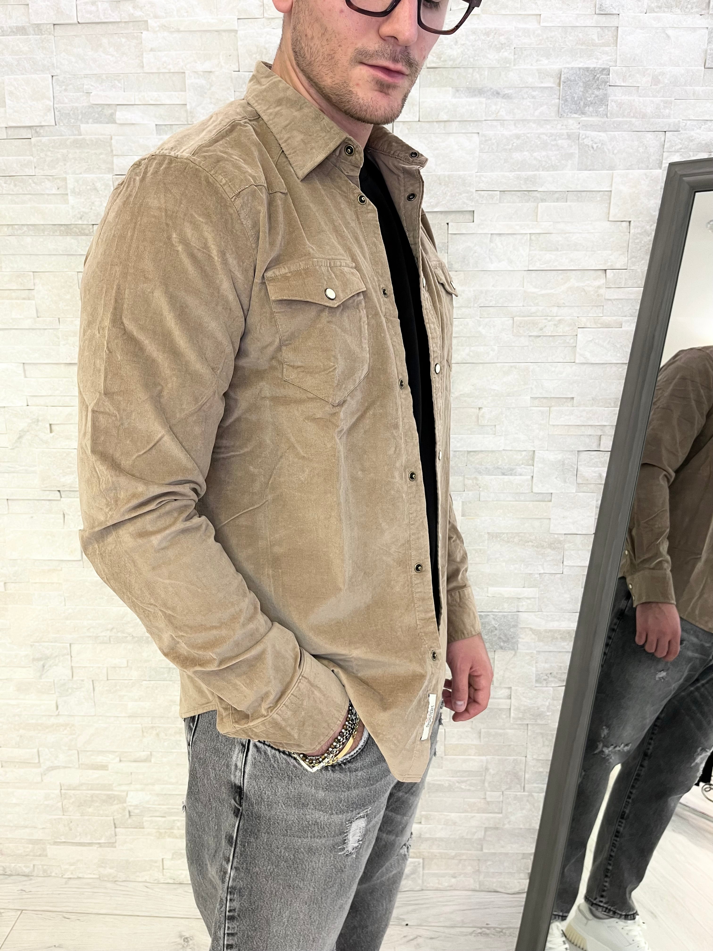 Camicia in velluto