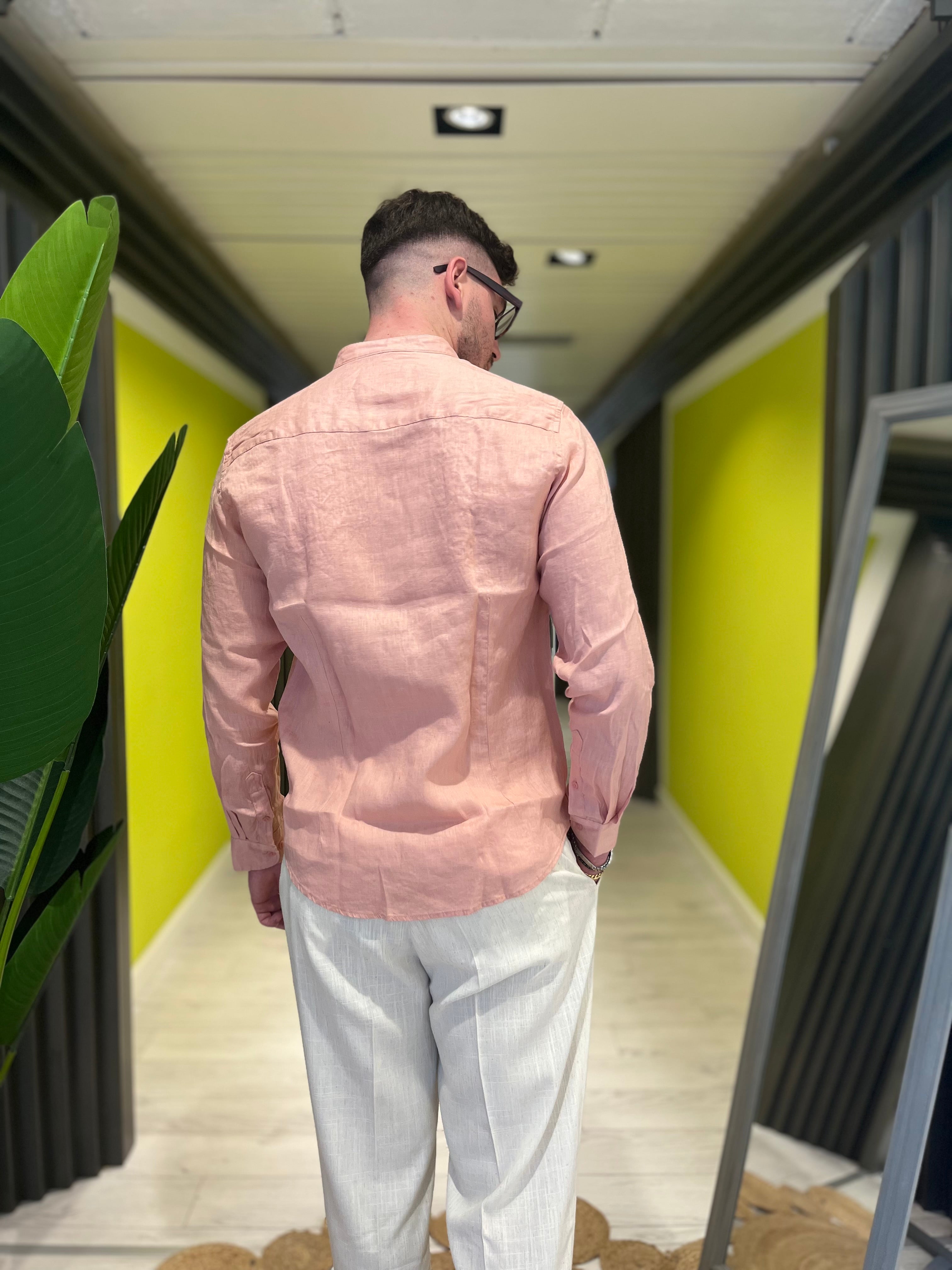 Camicia coreana pink