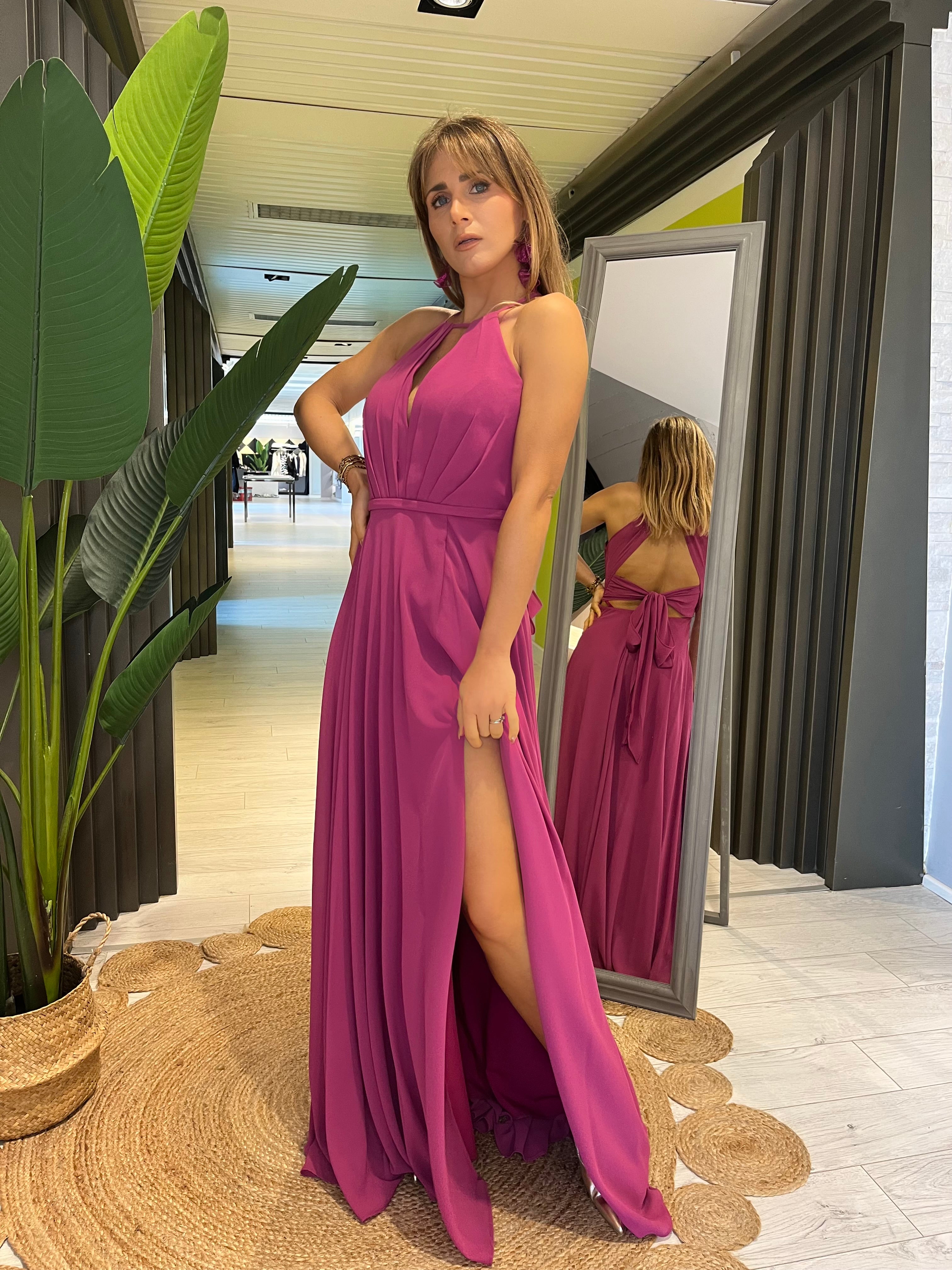 Abito cerimonia Magenta