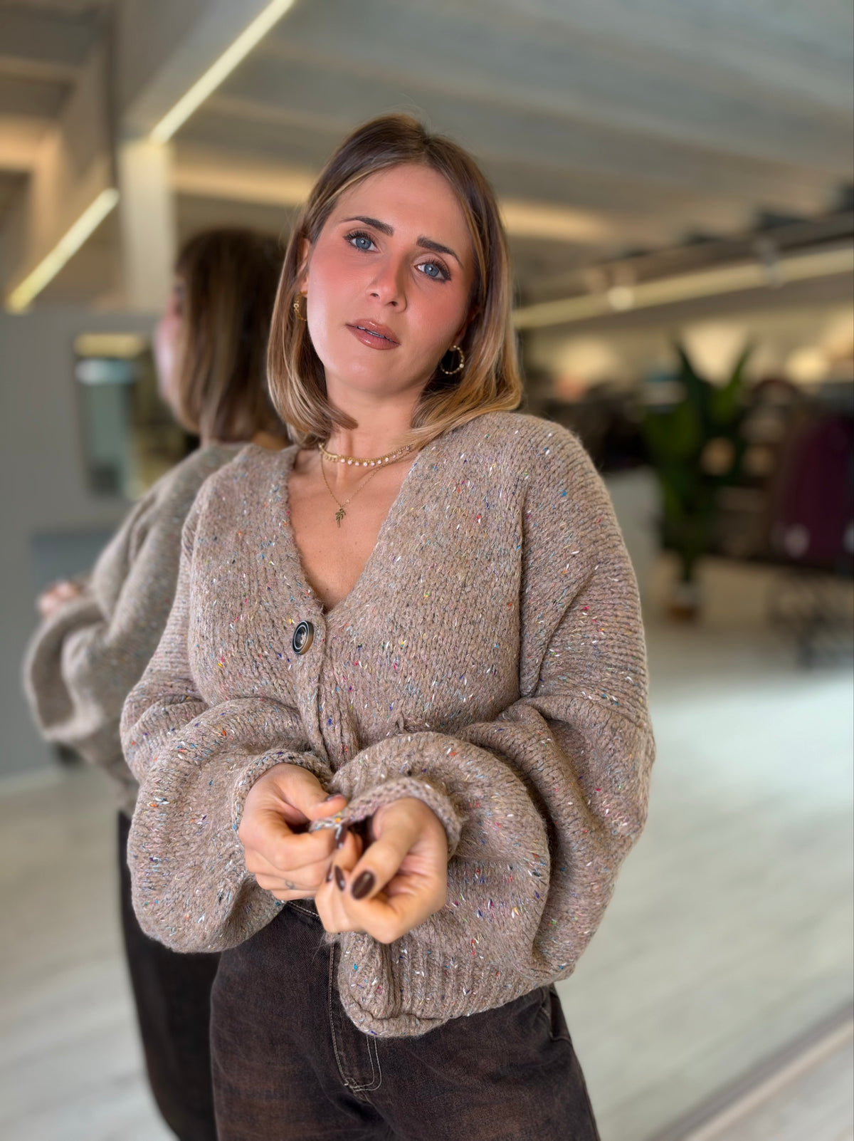Cardigan beige