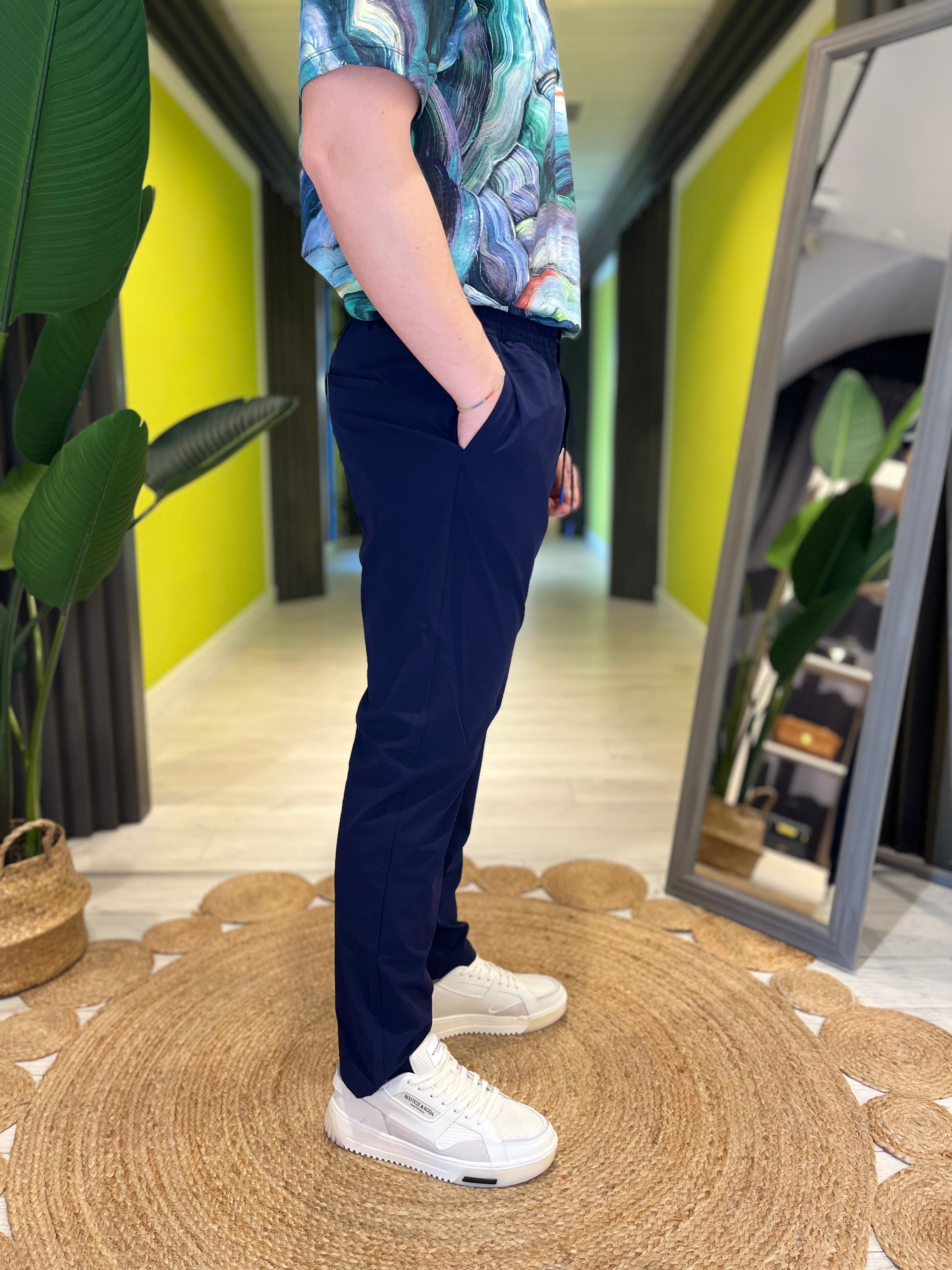 Pantalone jogger blu