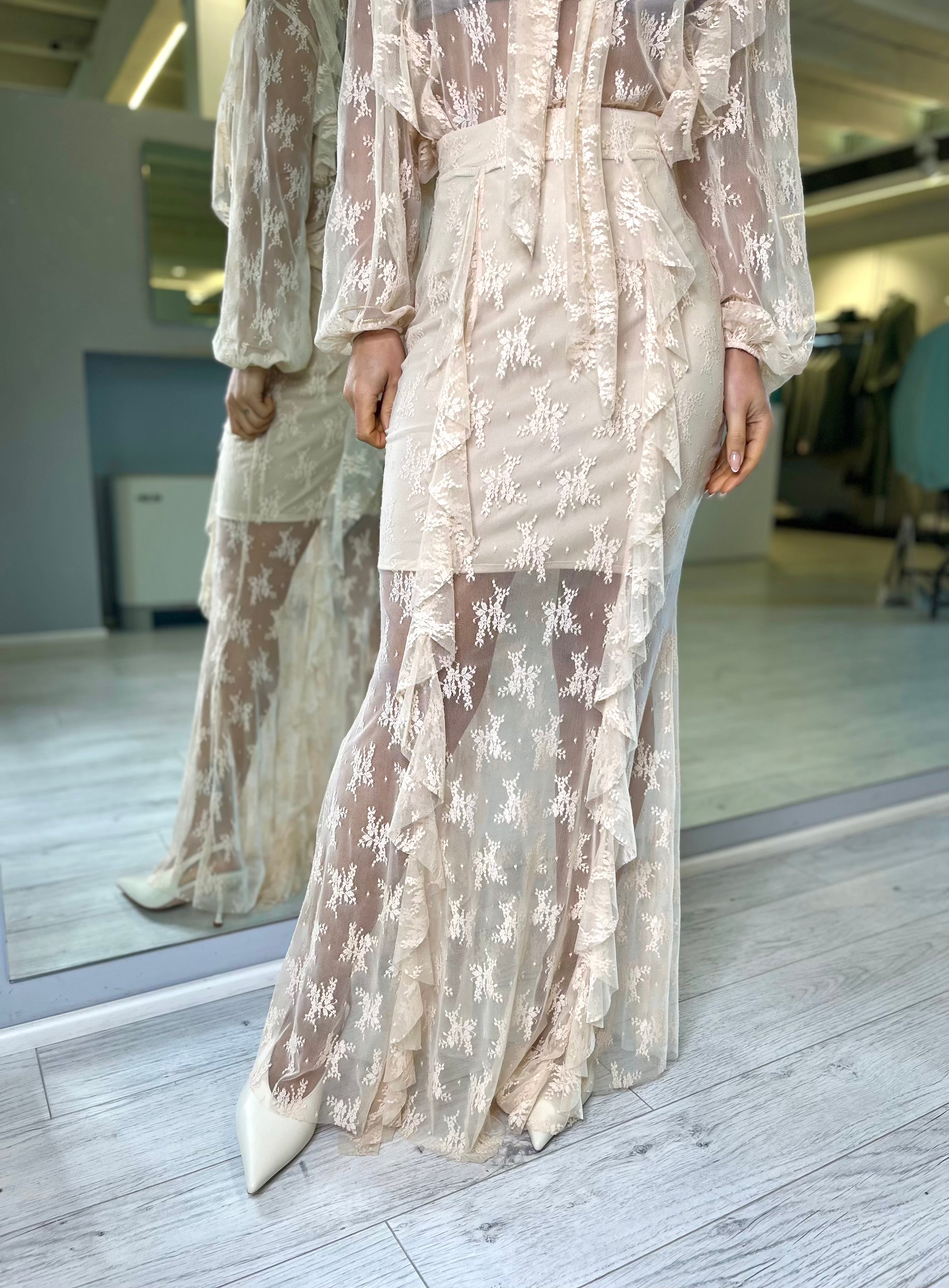 Gonna lunga con gale