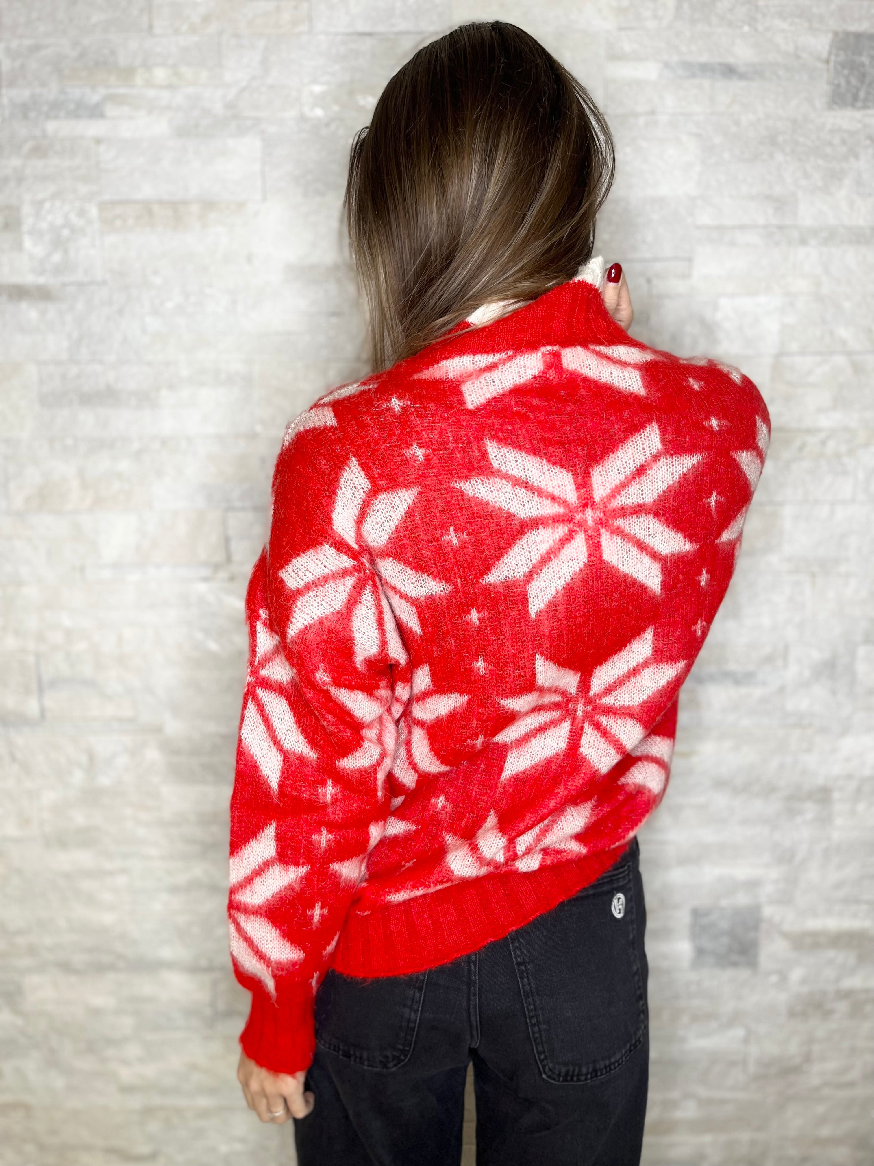 Maglia stampa fiocchi