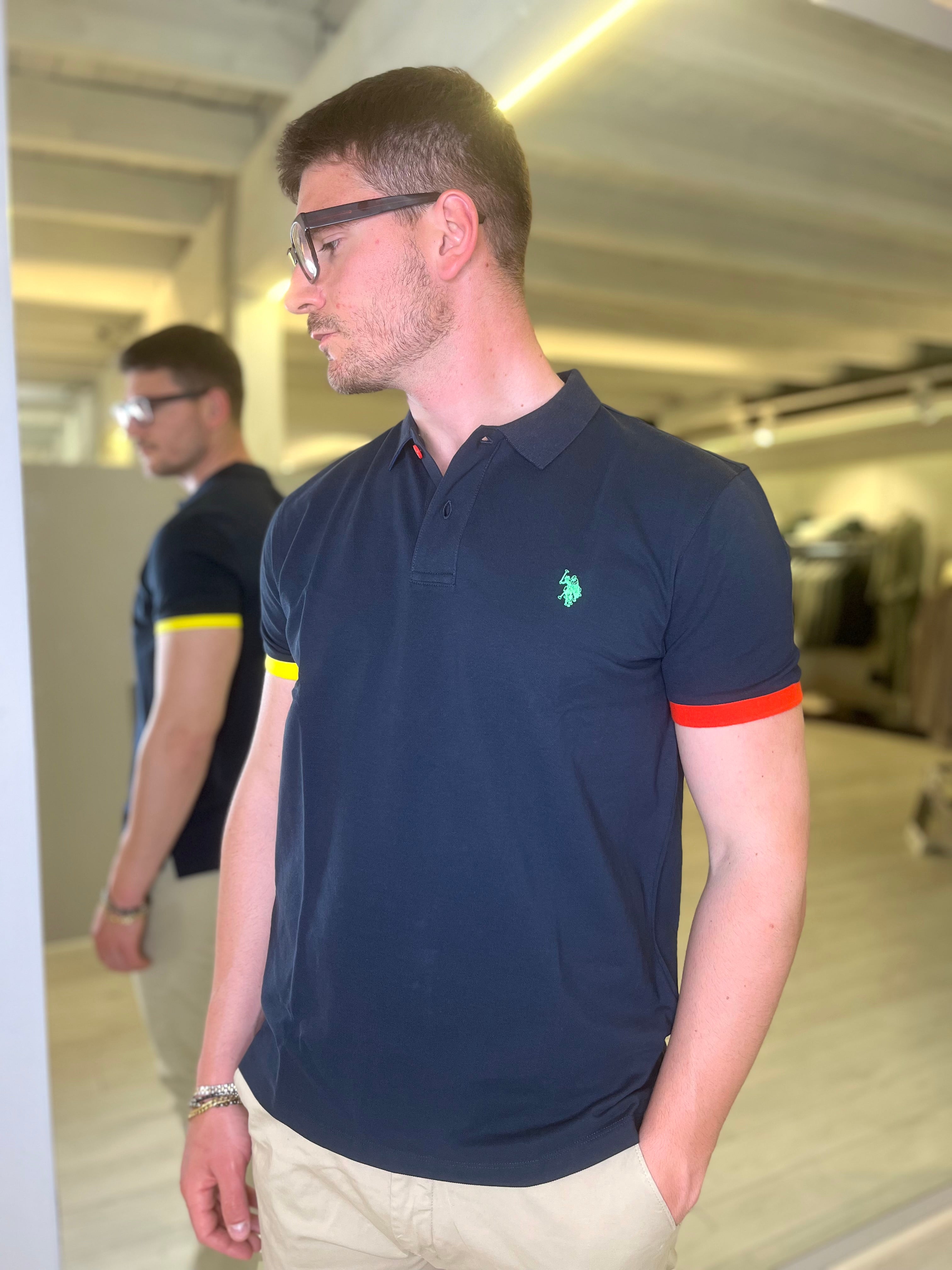 Polo a maniche corte in cotone