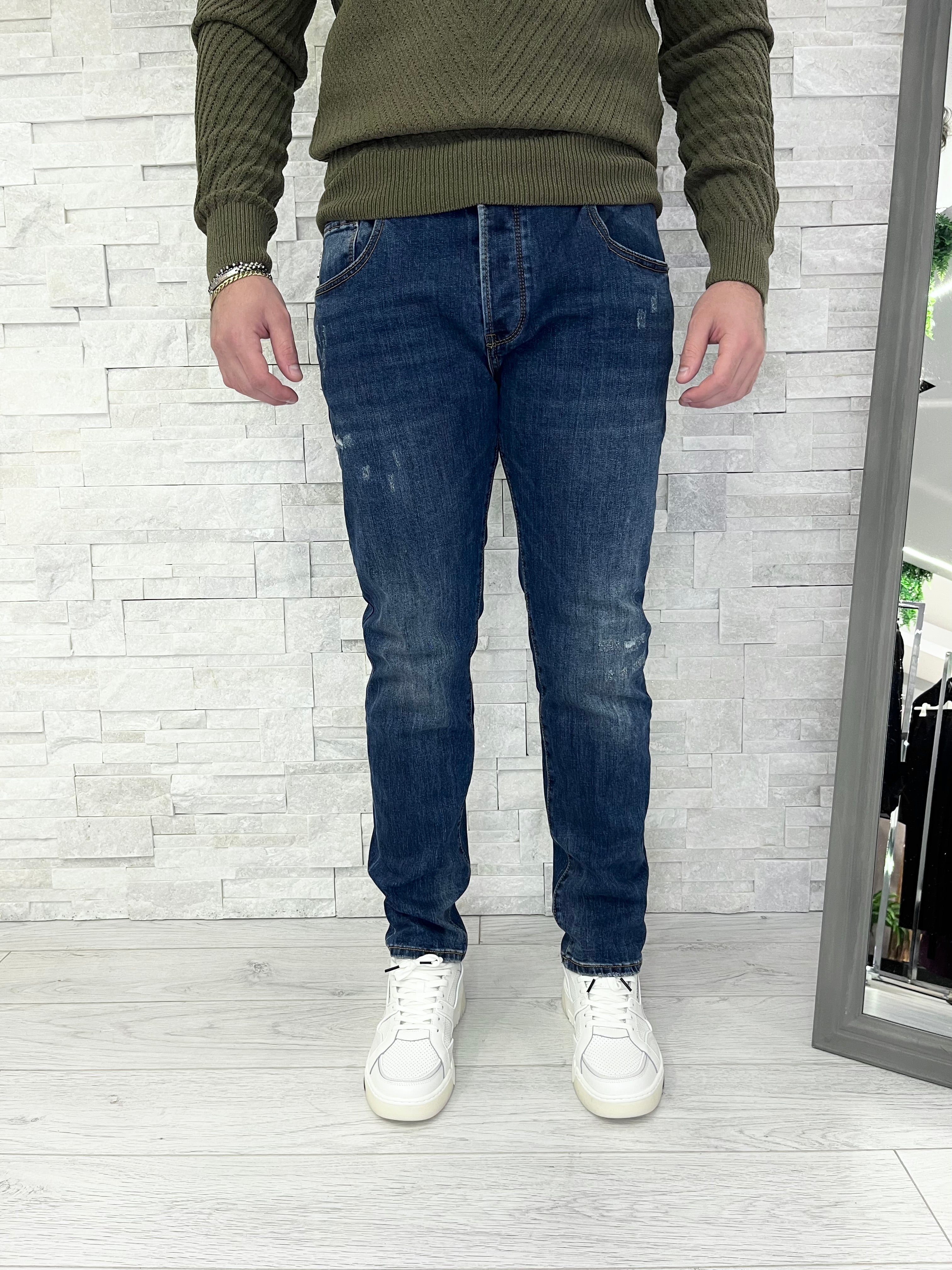 Jeans lavaggio scuro slim fit