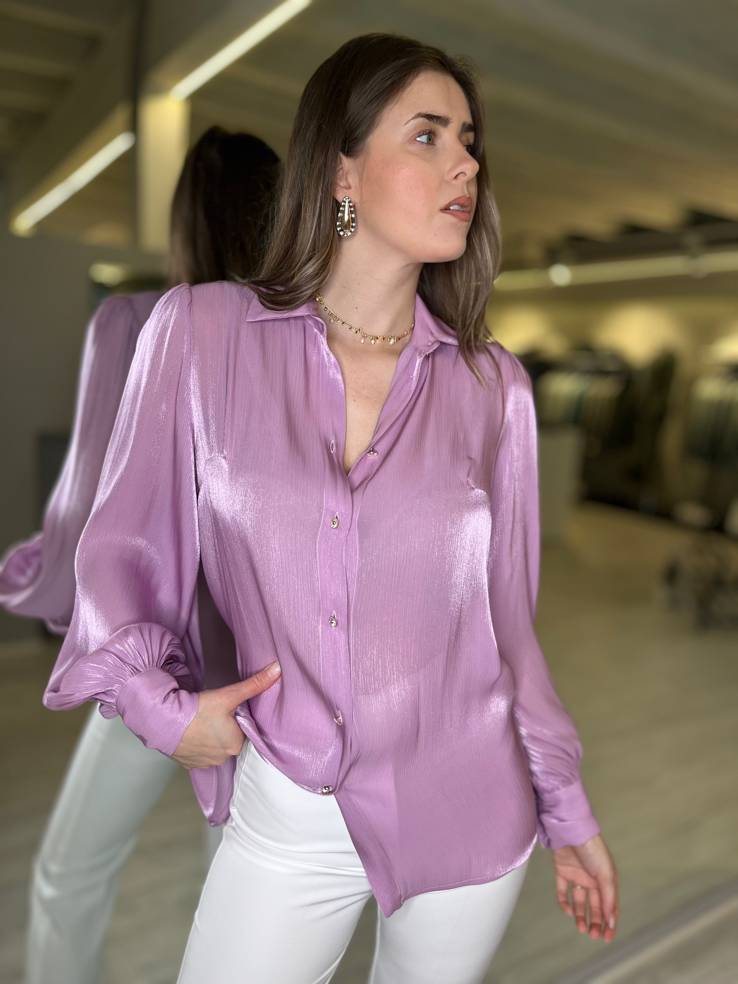 Camicia diana orchidea