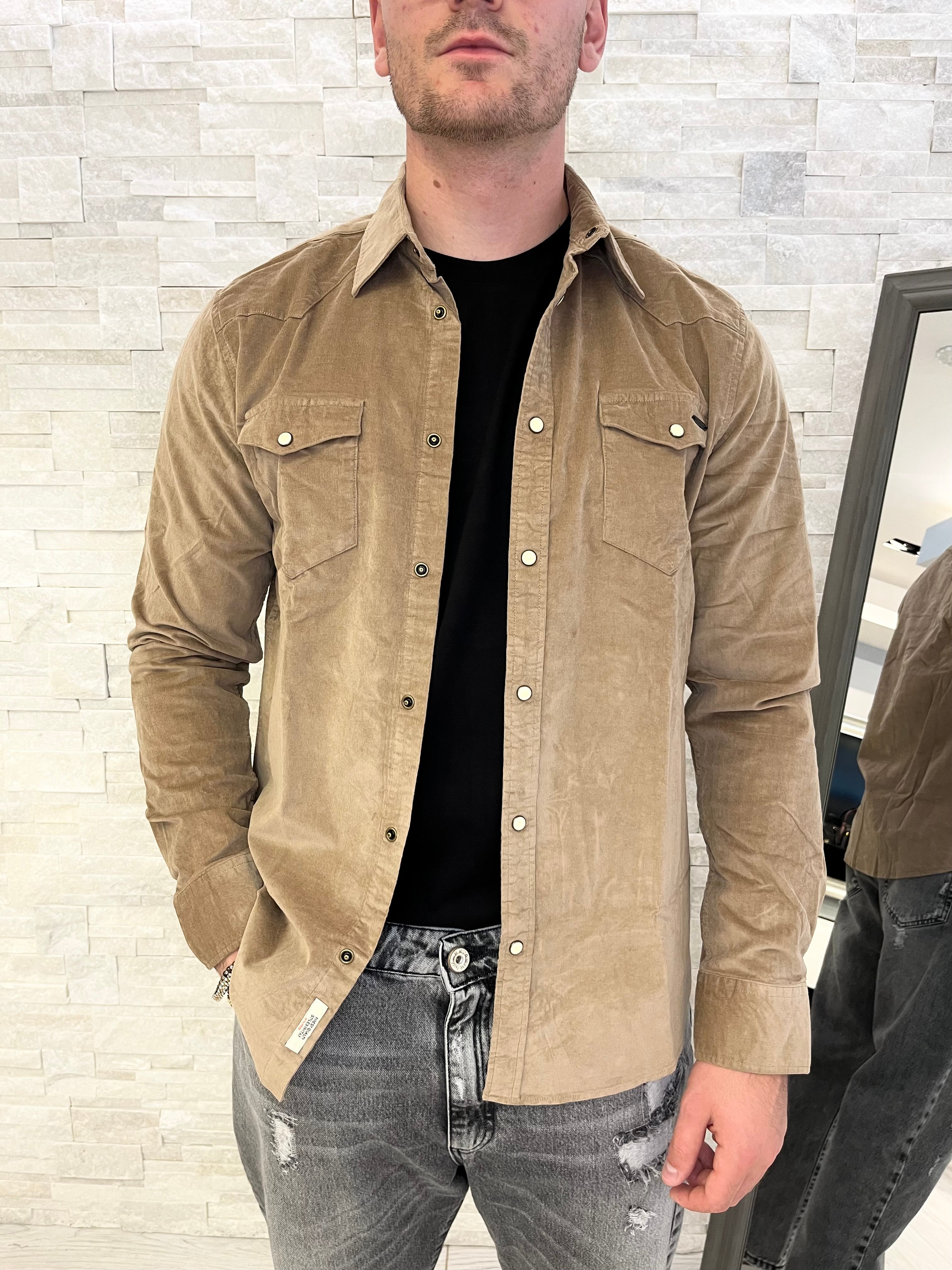 Camicia in velluto