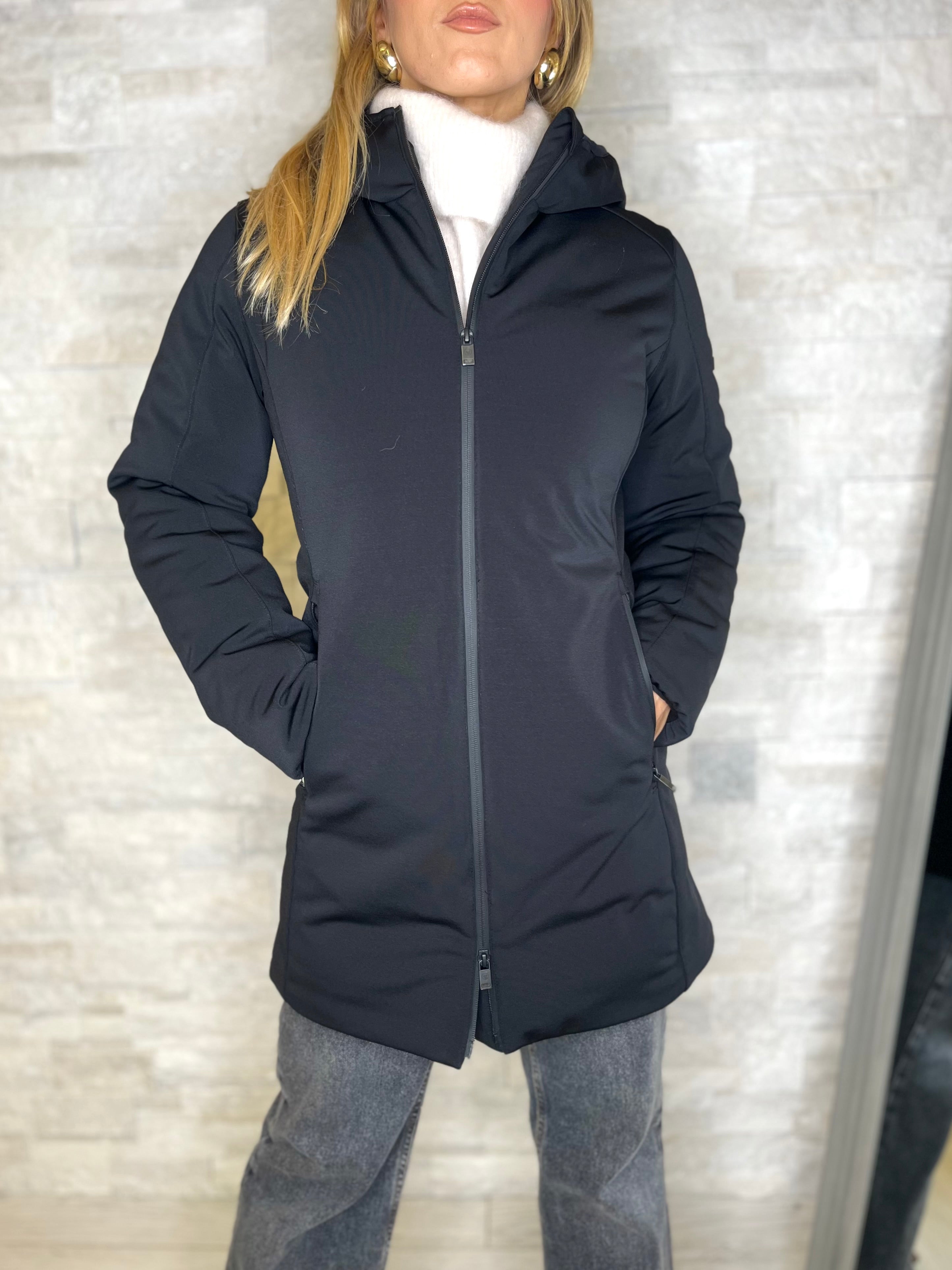 Parka lungo nero