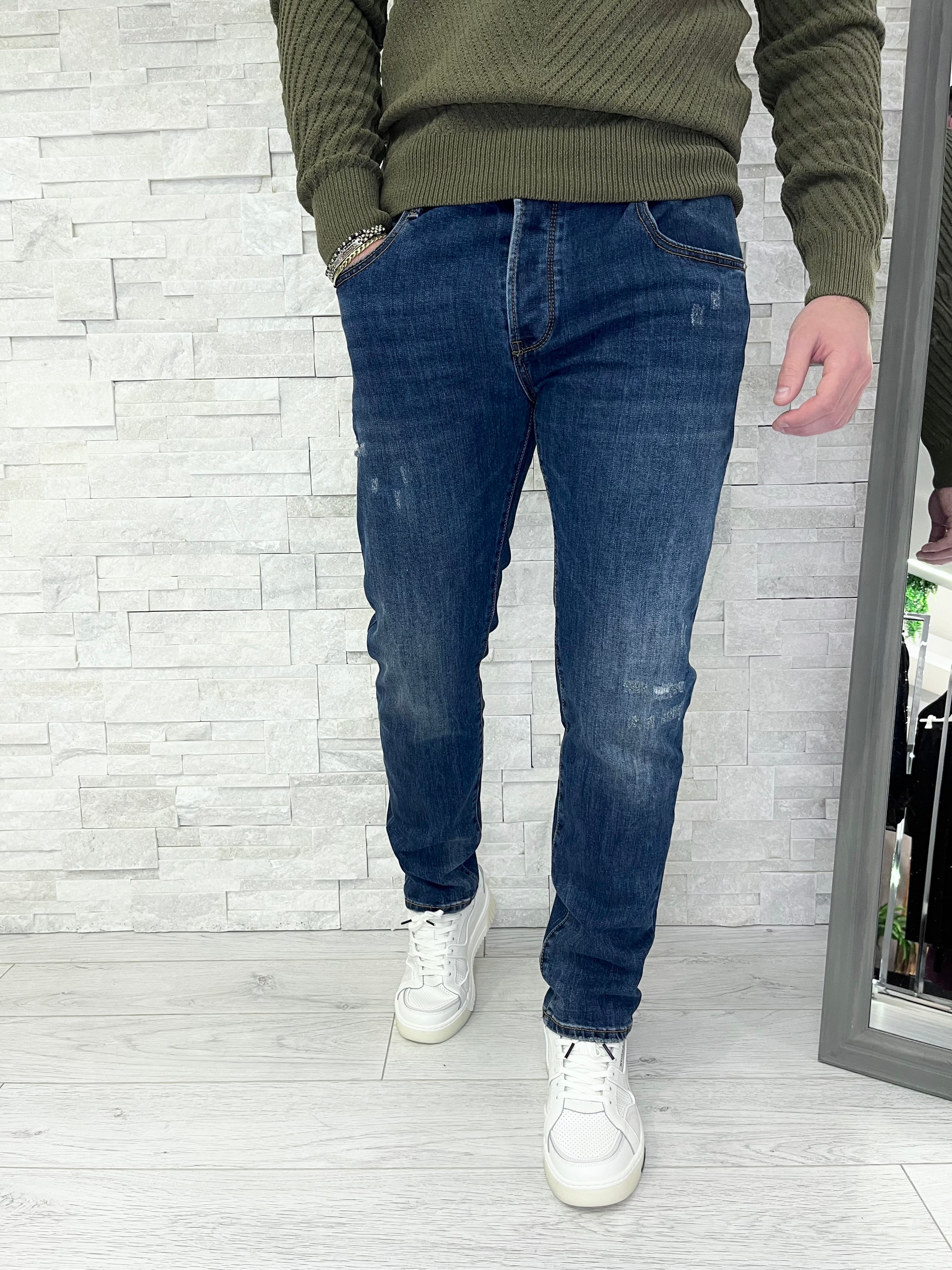 Jeans lavaggio scuro slim fit