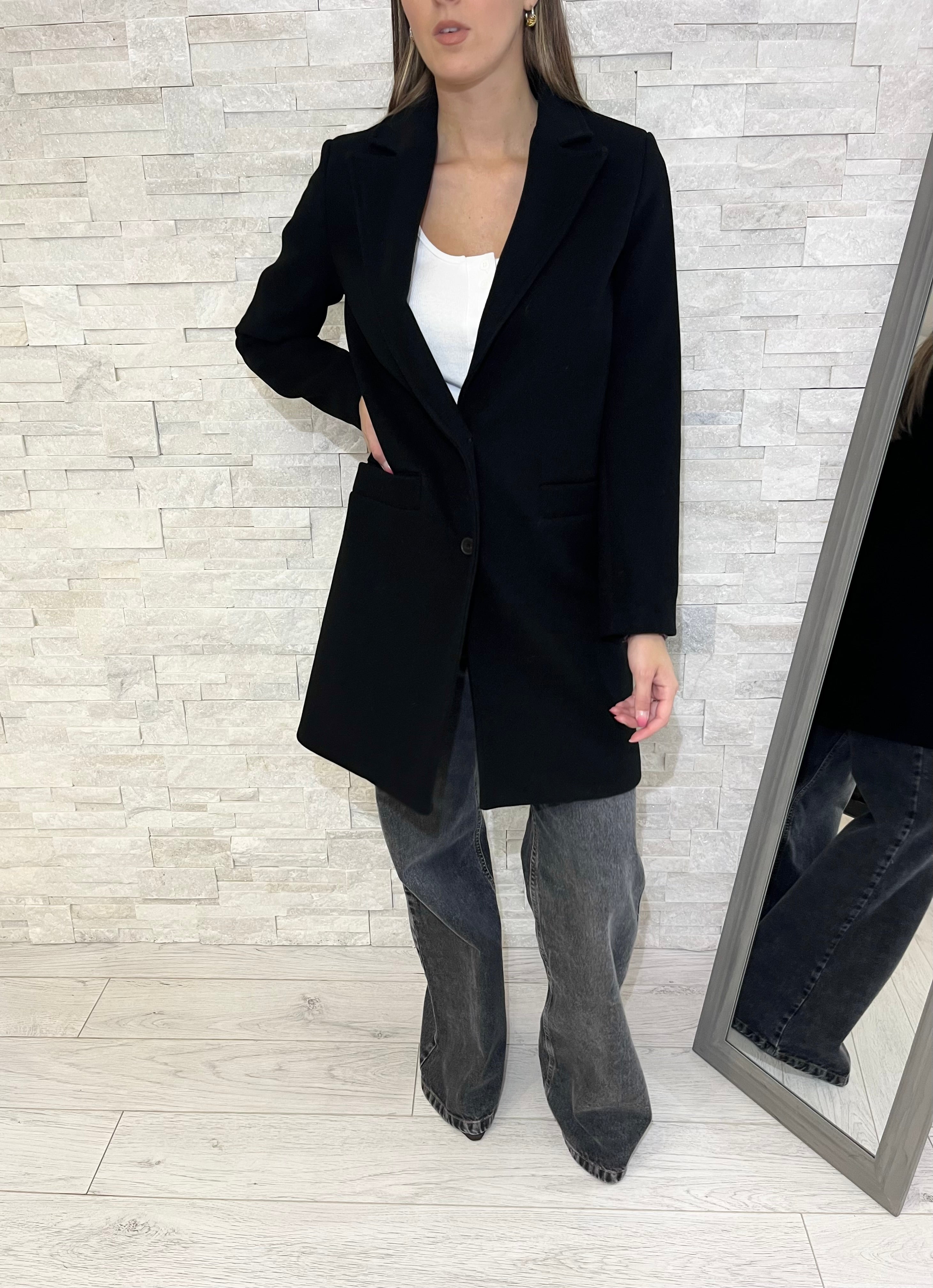 Cappotto basic sfiancato