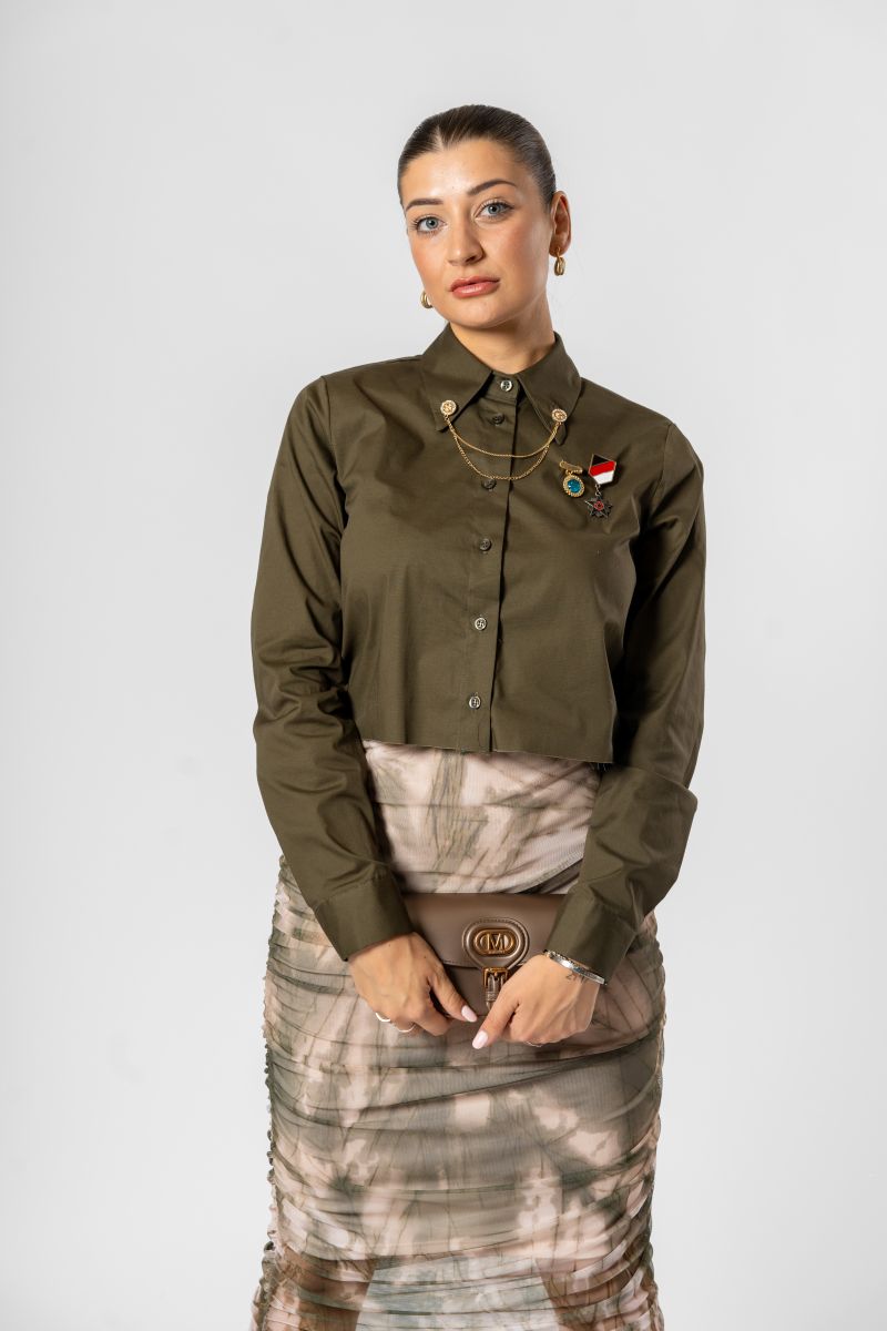 Camicia spille militare
