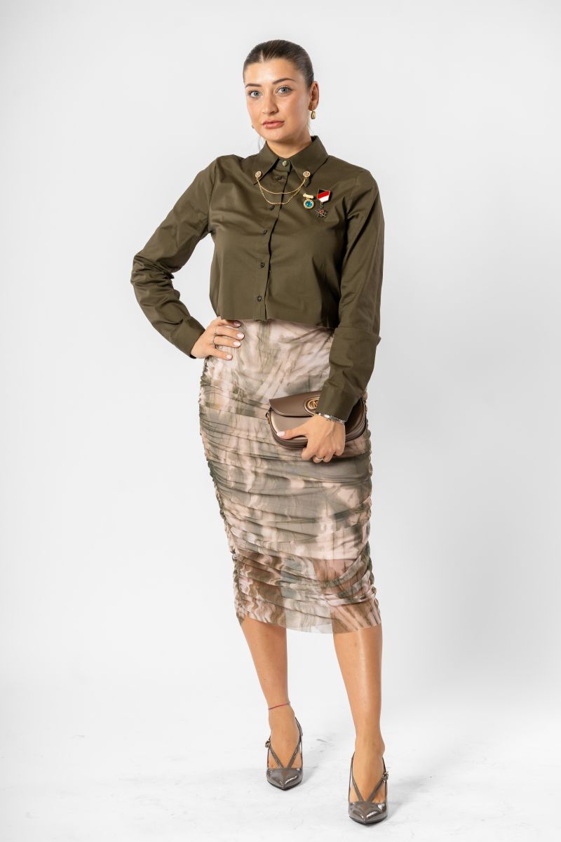 Camicia spille militare