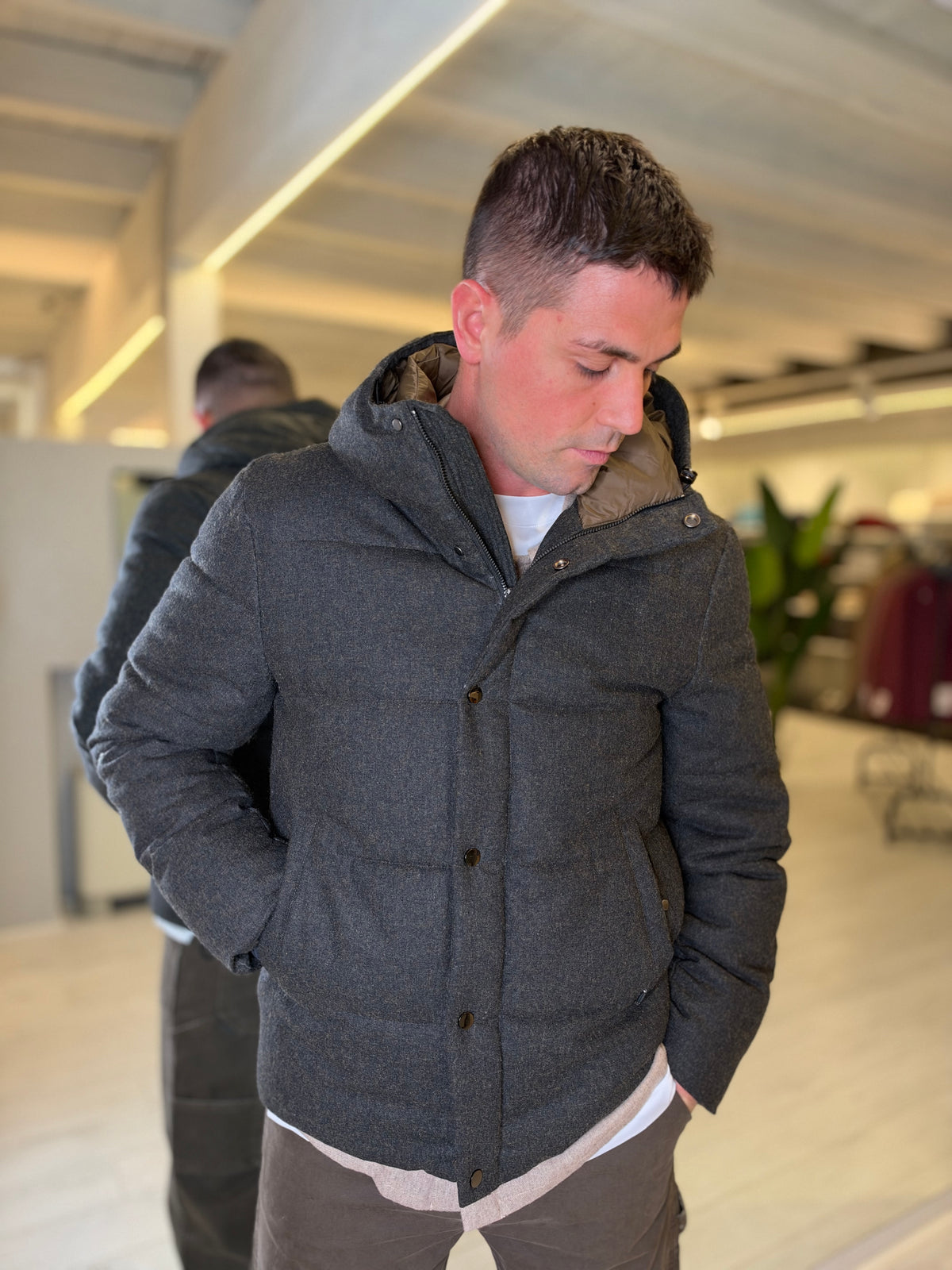 Giubbino Military con cappuccio