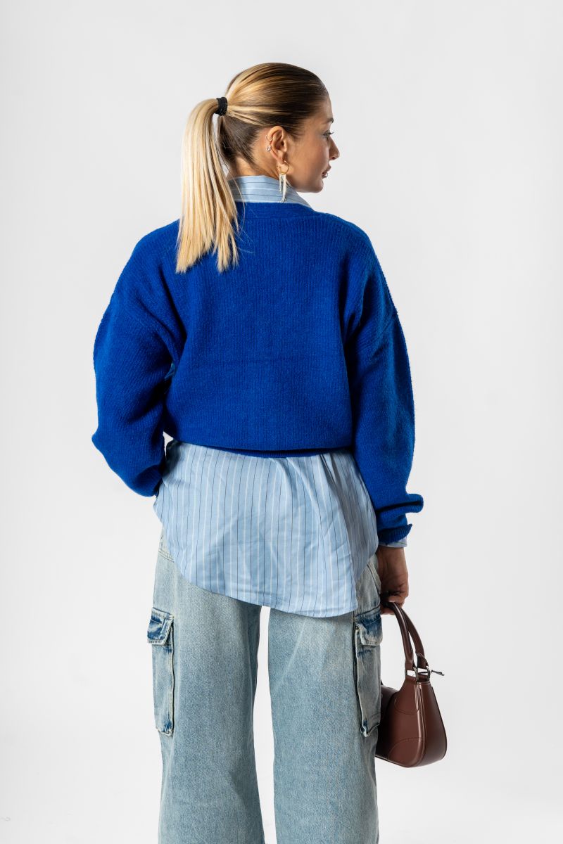 SCOTCH&SODA - Cardigan blu elettrico