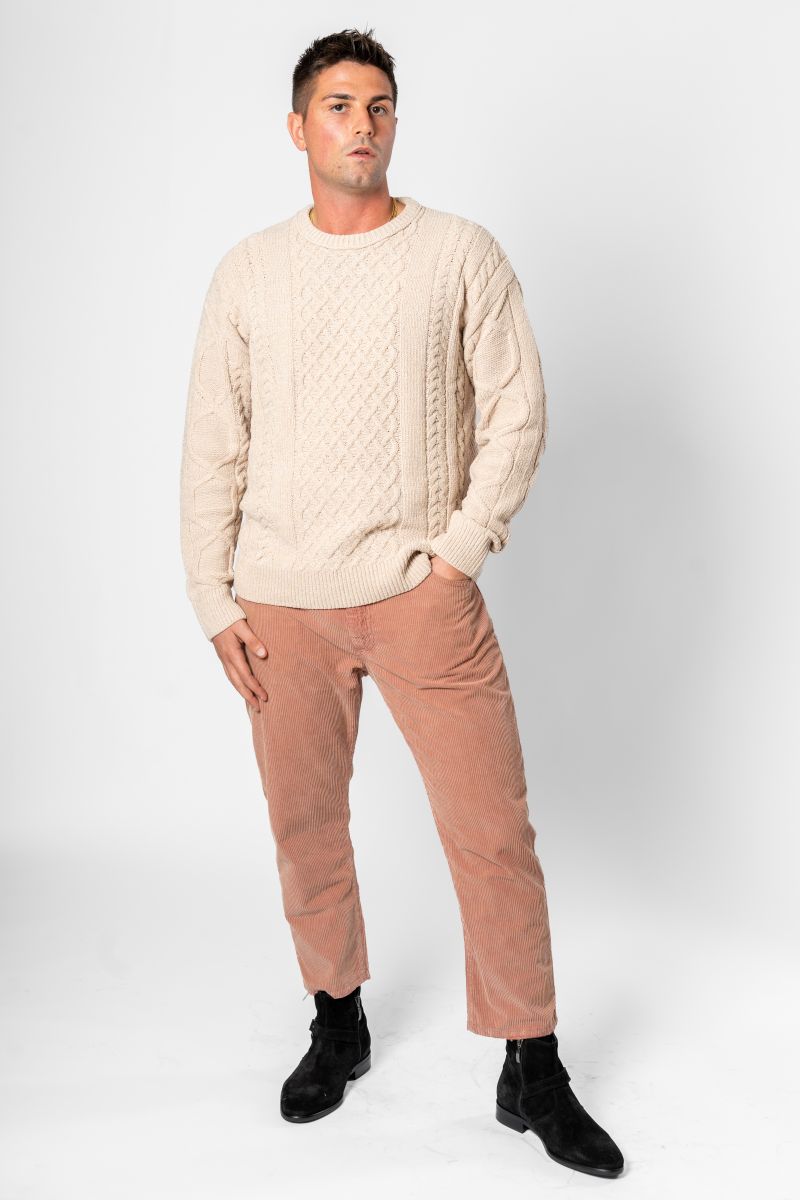 SCOTCH&SODA - Maglia beige lavorata